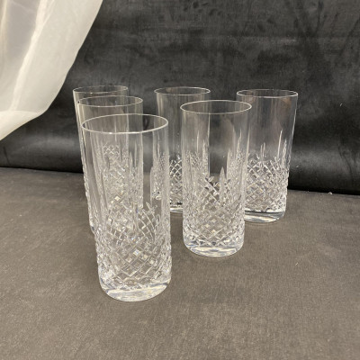 SET 6 Crystal Highball Glasses