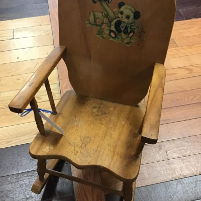 Antique Kids Rocking Chair