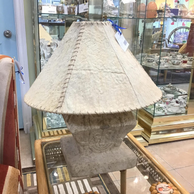 Ivory Stone Lamp