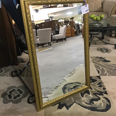 Speckled Gold Framed Mirror