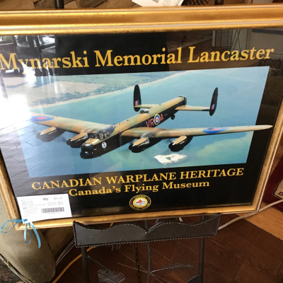 ‘Mynarski Memorial Lancaster’ Framed Art