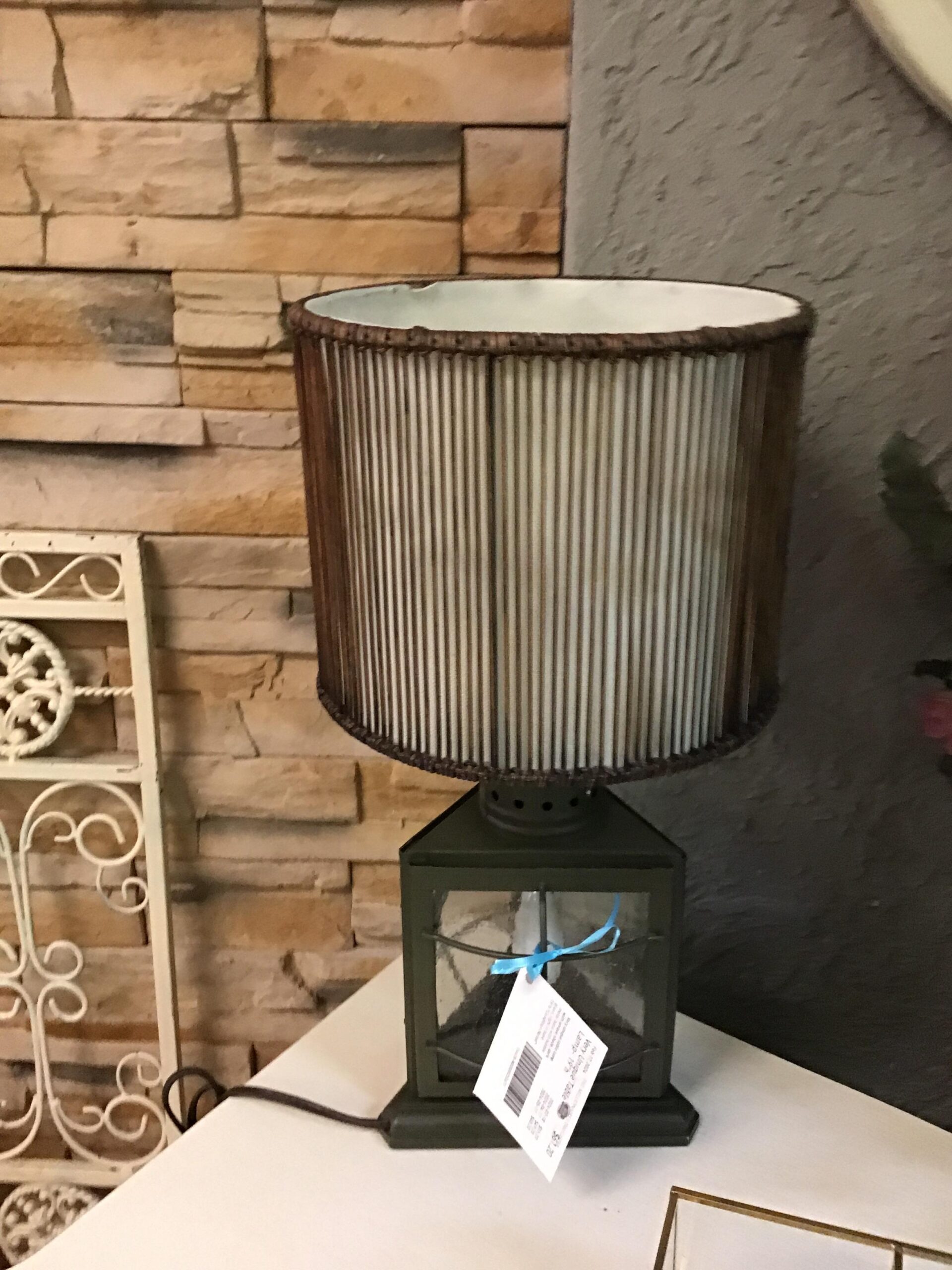 Very Unique Table Lamp- 19″h