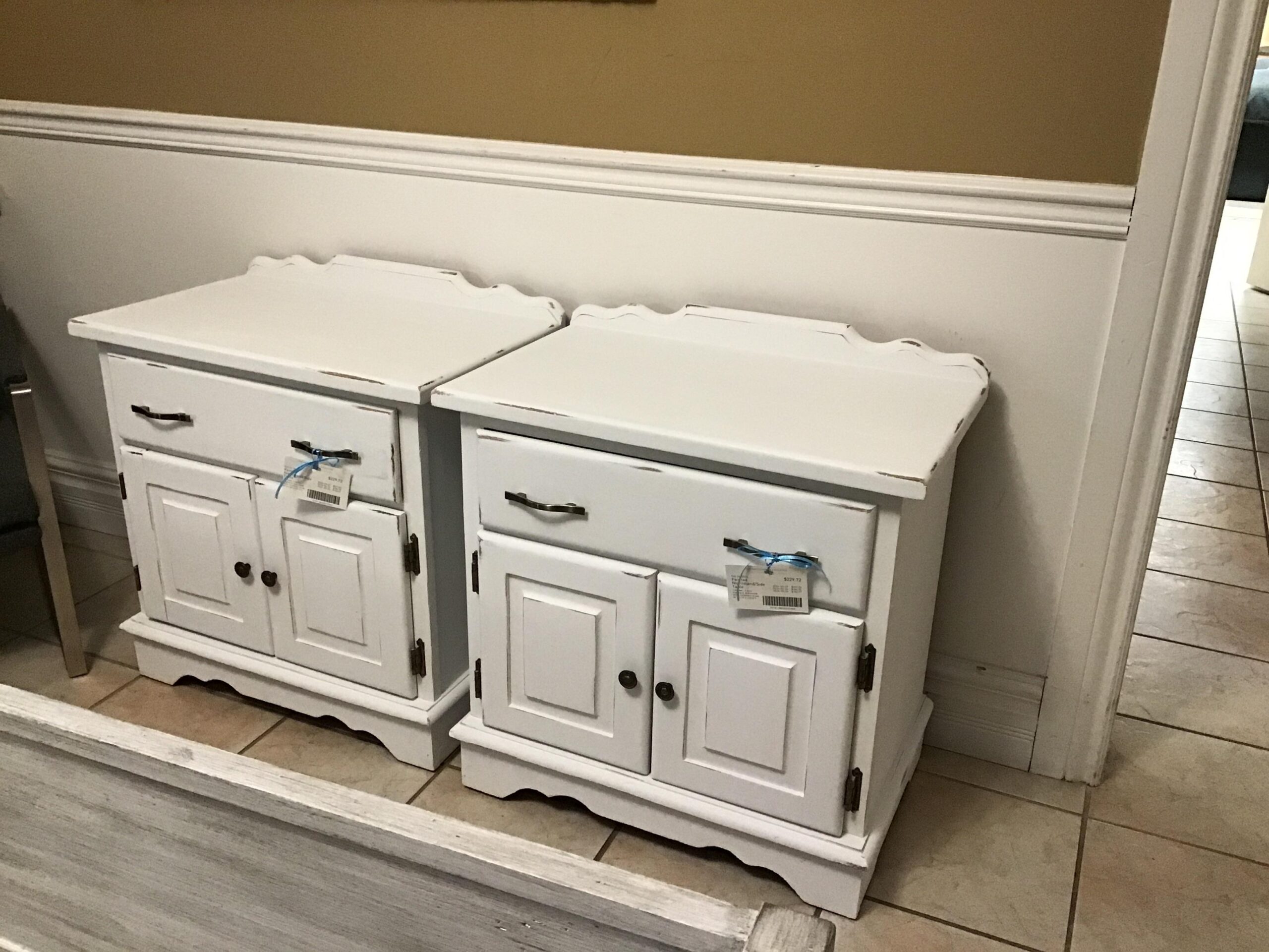 Painted Nightstand/Side Table