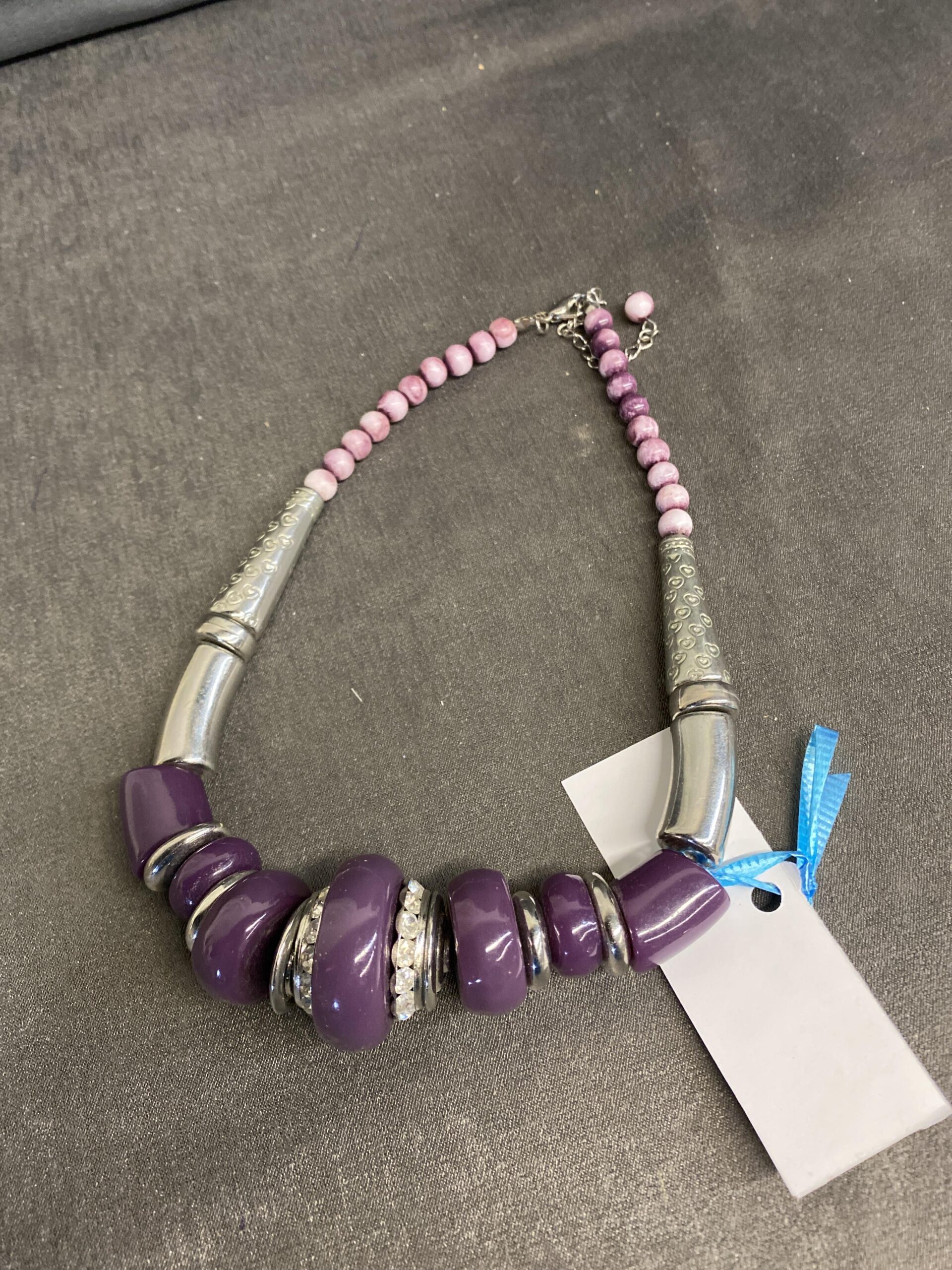 Necklace – Purple Beads