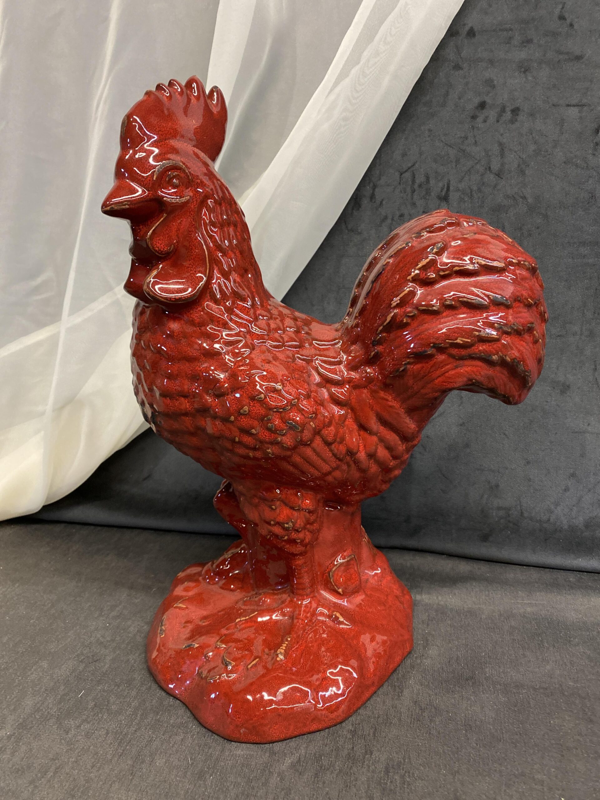 Ceramic Rooster – Red