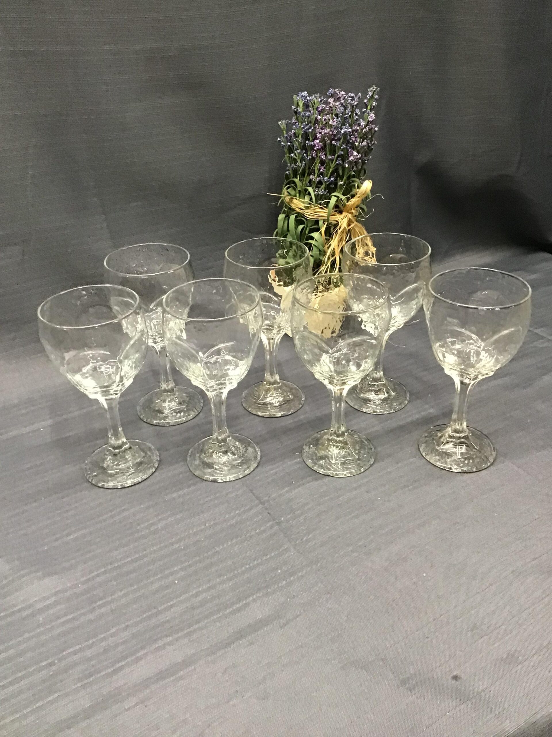Clear Wine Glasses (set of 6+)