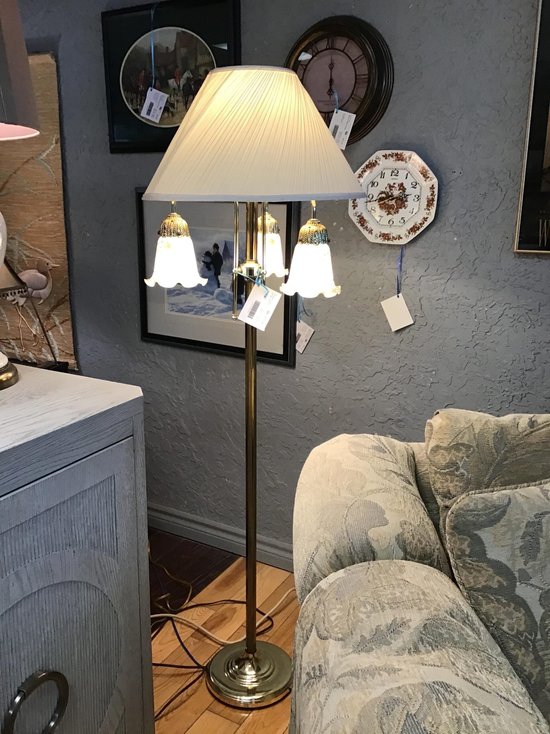 Unique Floor Lamp- 62.5″h