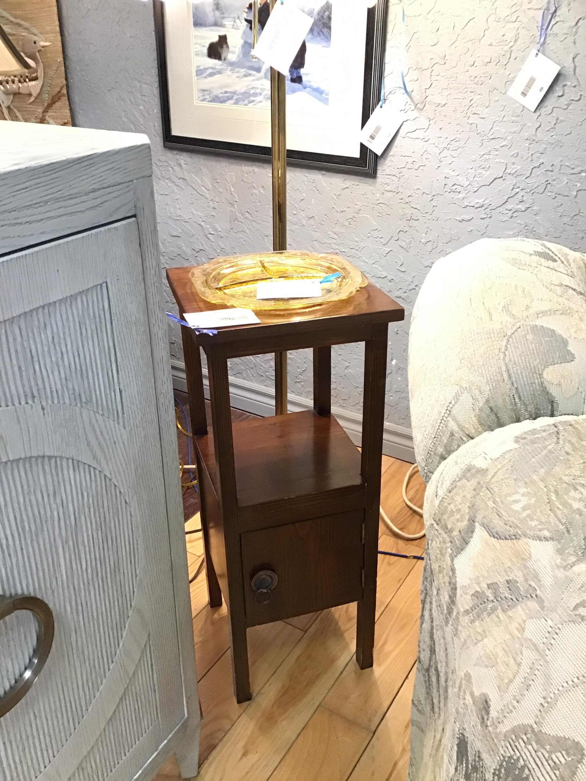 Dark Wood Accent Table
