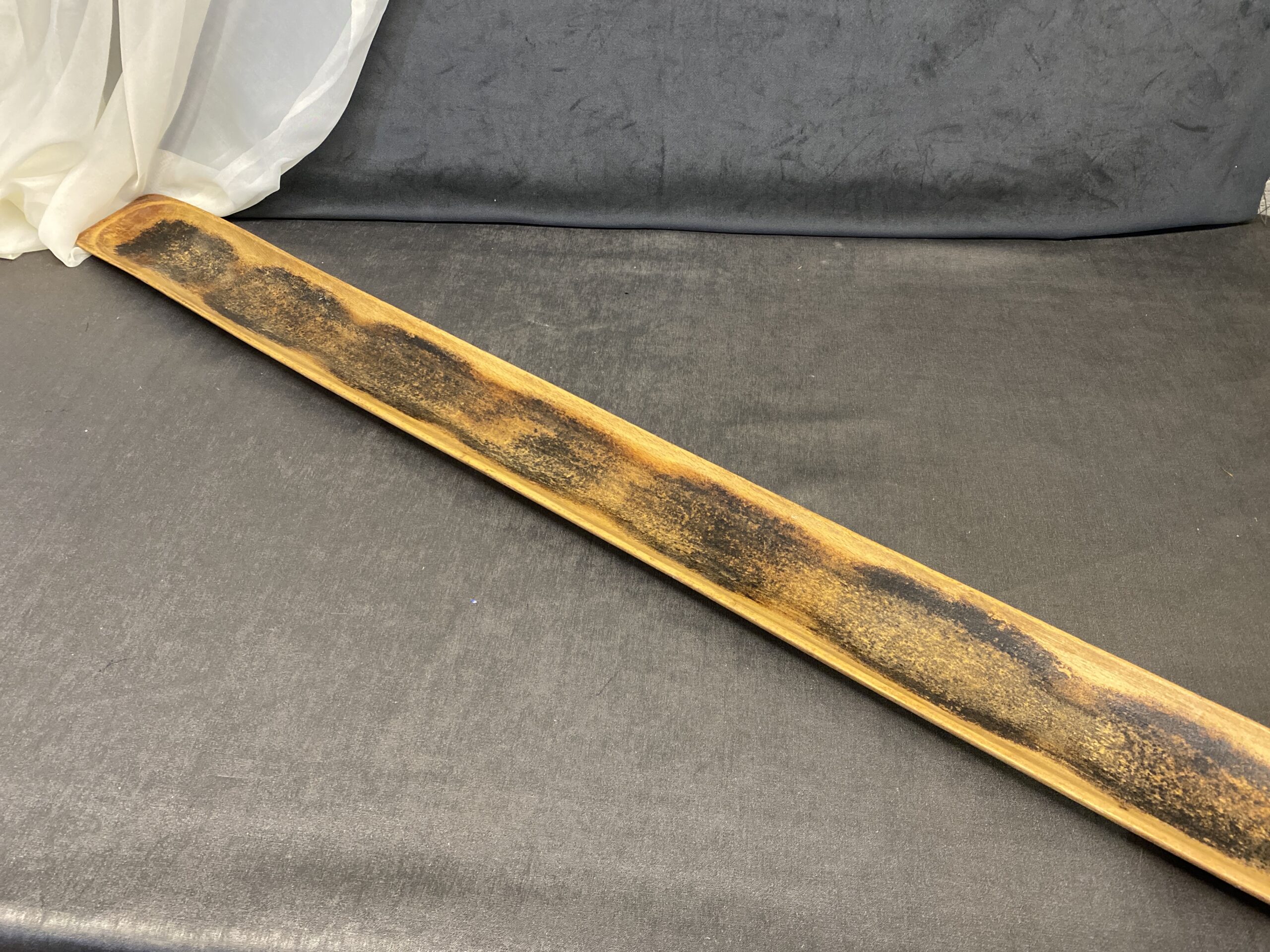 Long Thin Wood Tray