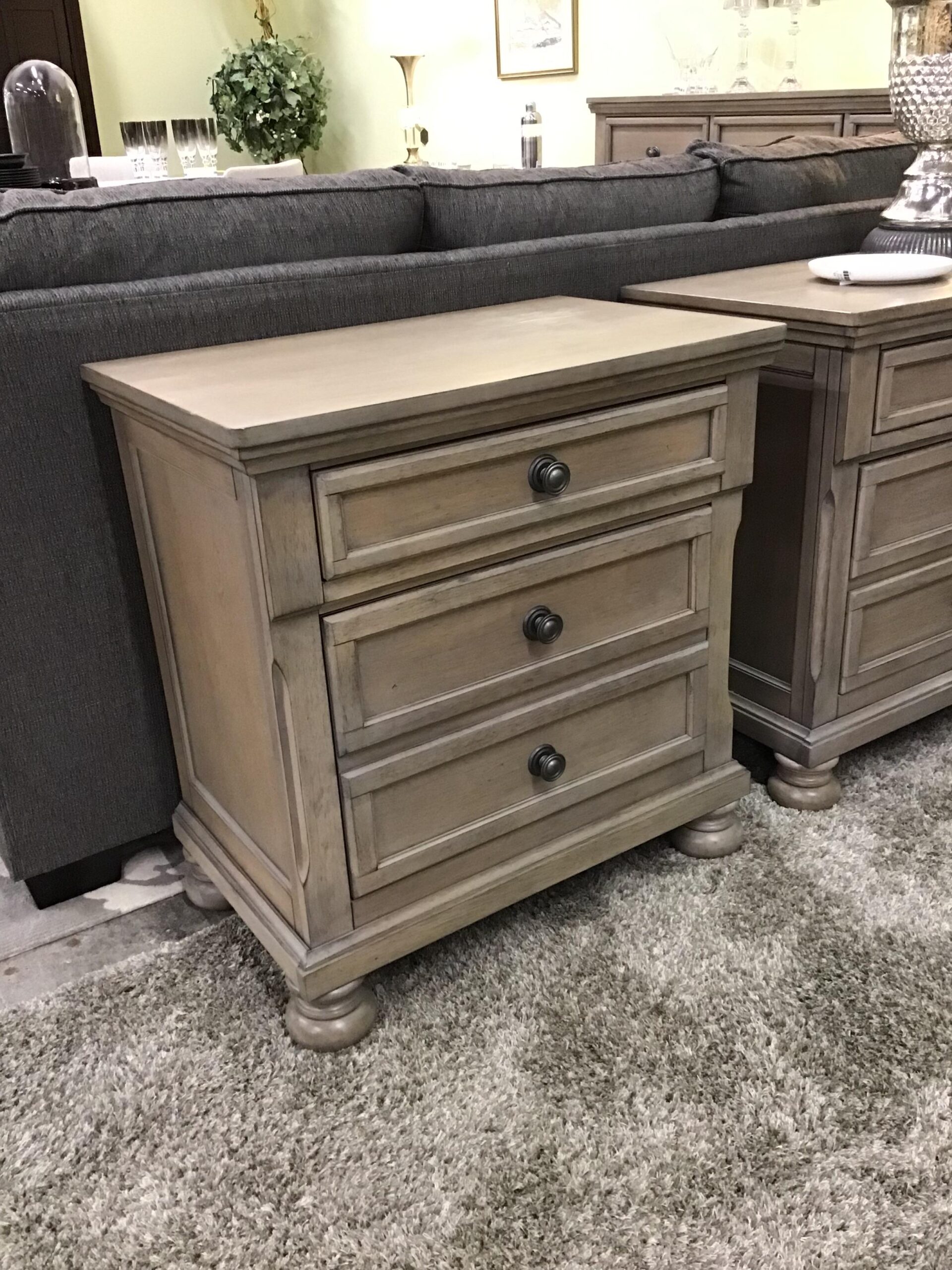 Taupe Night Table