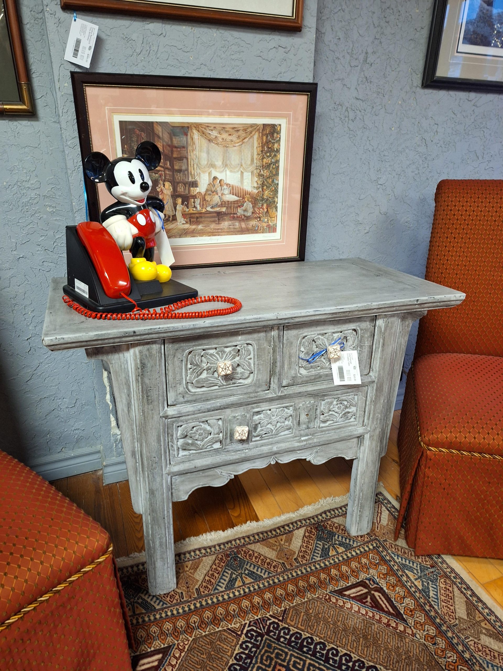 Grey Painted Entryway Table   NEW PRICE $87.08