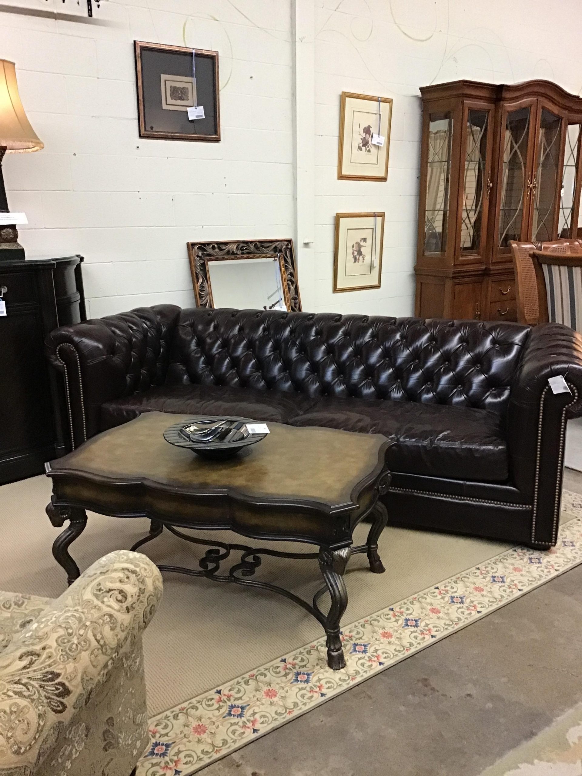 Wimbleton Leather Sofa