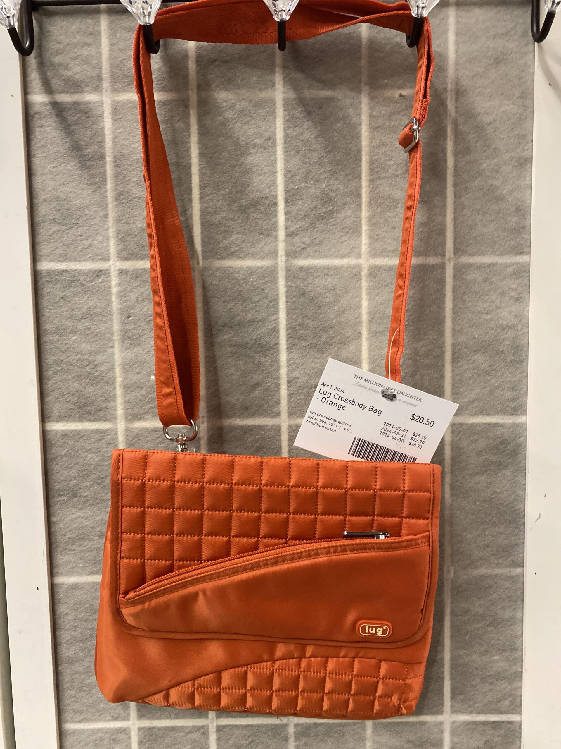 Lug Crossbody Bag – Orange