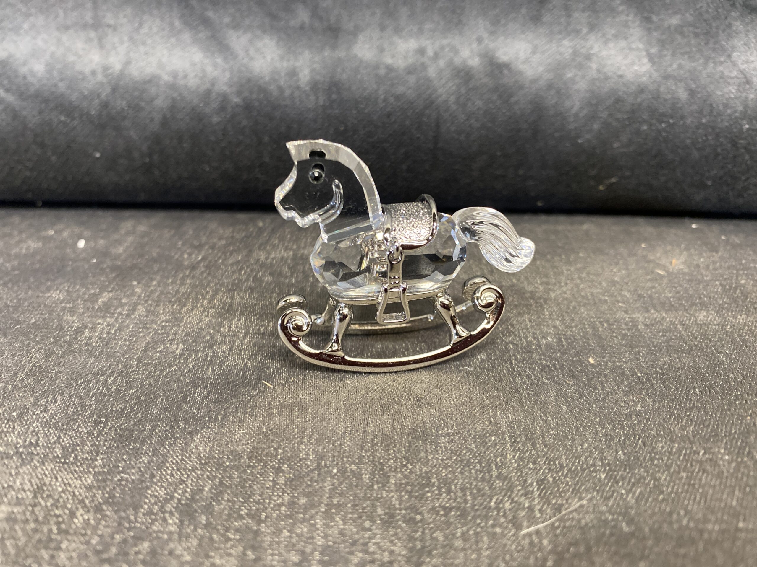 Swarovski Crystal Figurine – Rocking Horse