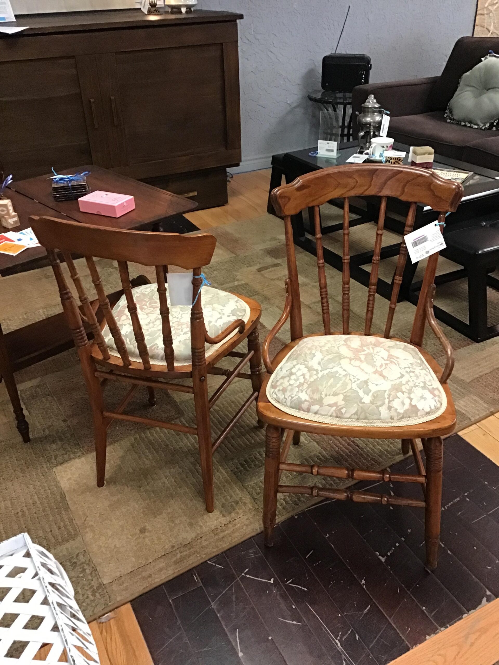 Pair Dining Room Chairs