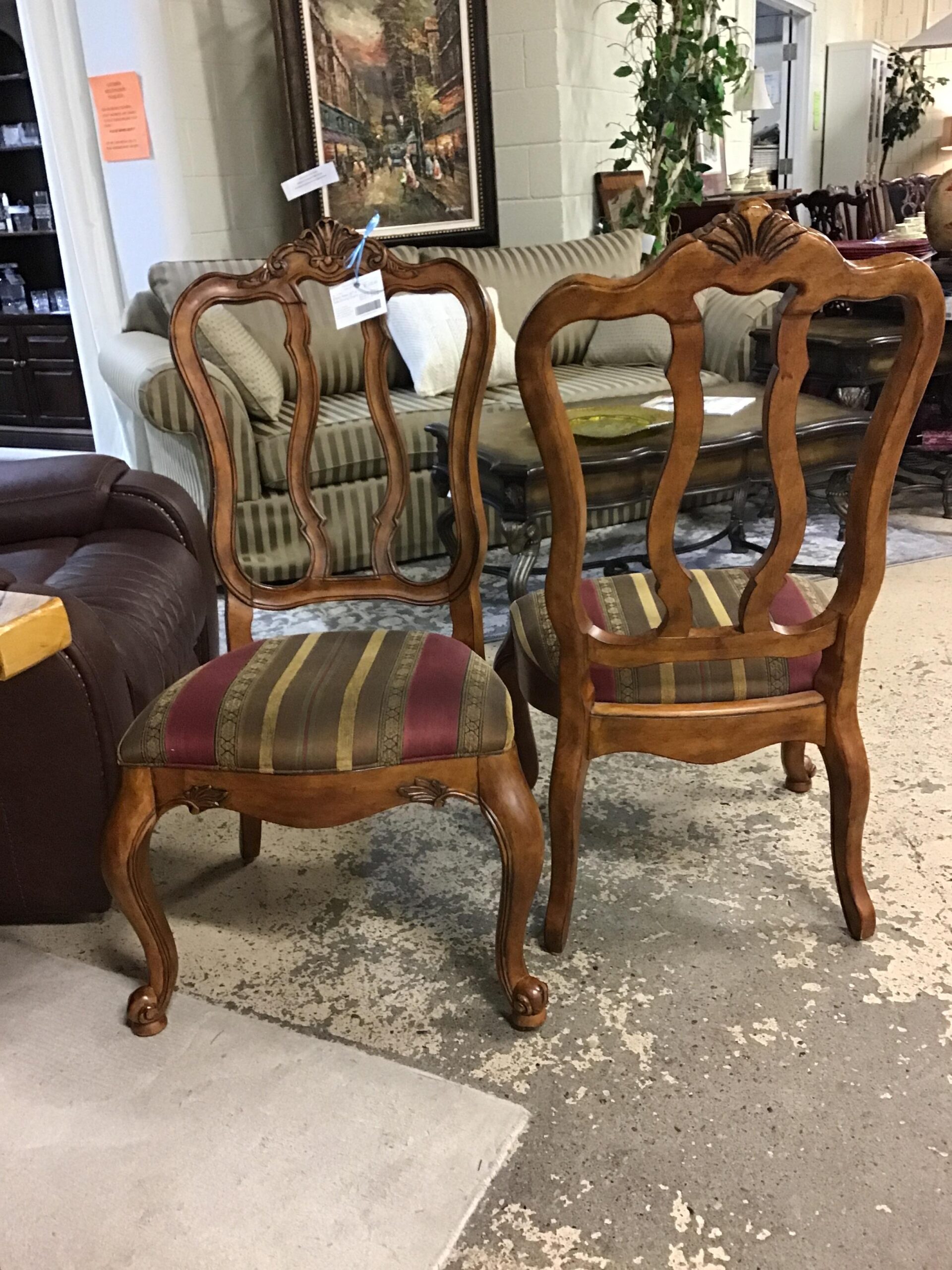 Ethan Allen SET 6 Side Dining Chairs