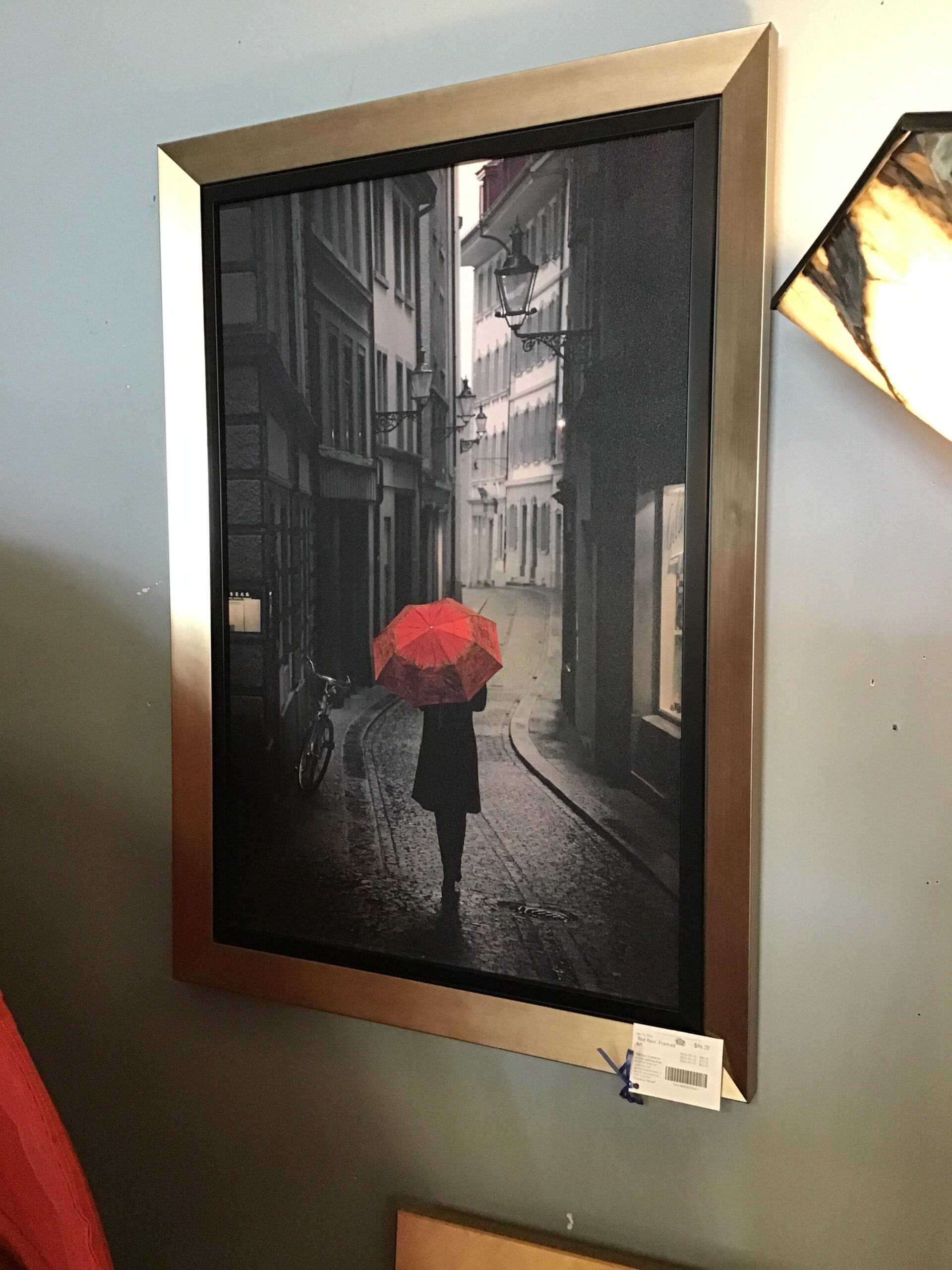 ‘Red Rain’ Framed Art