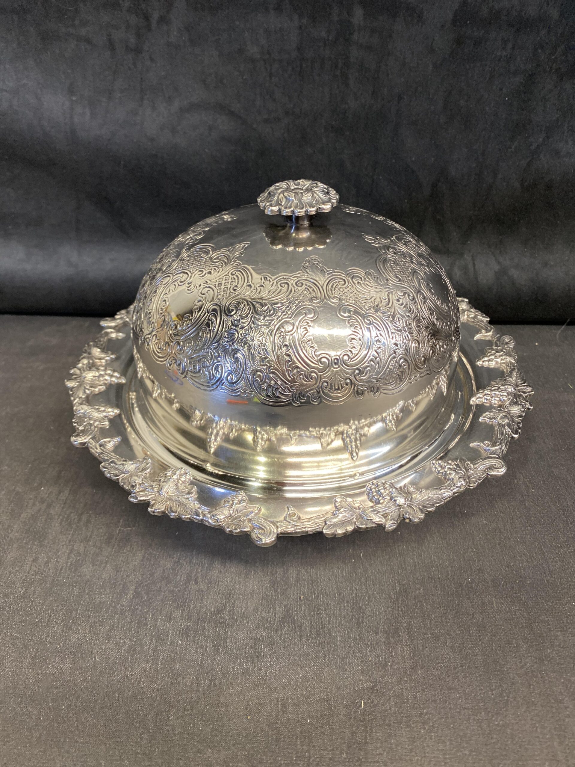 3PC Silverplate Domed Server
