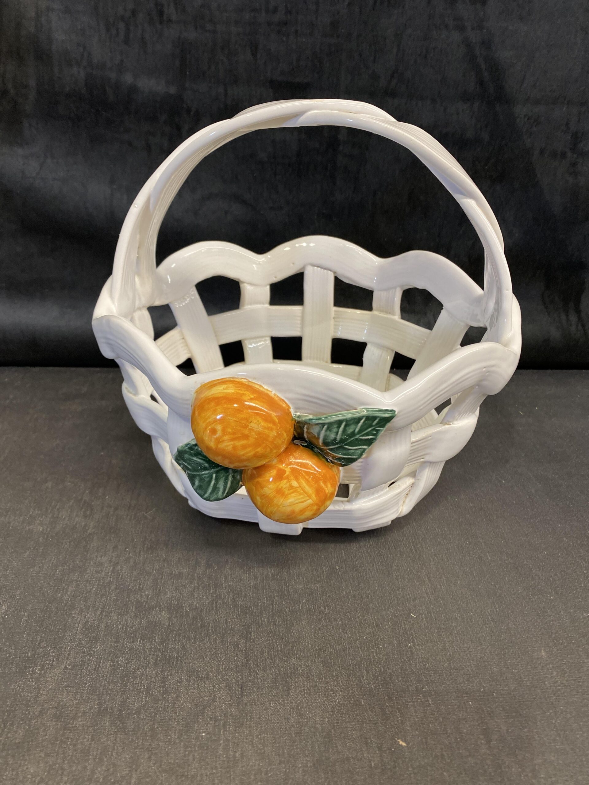 Ceramic Basket – Woven