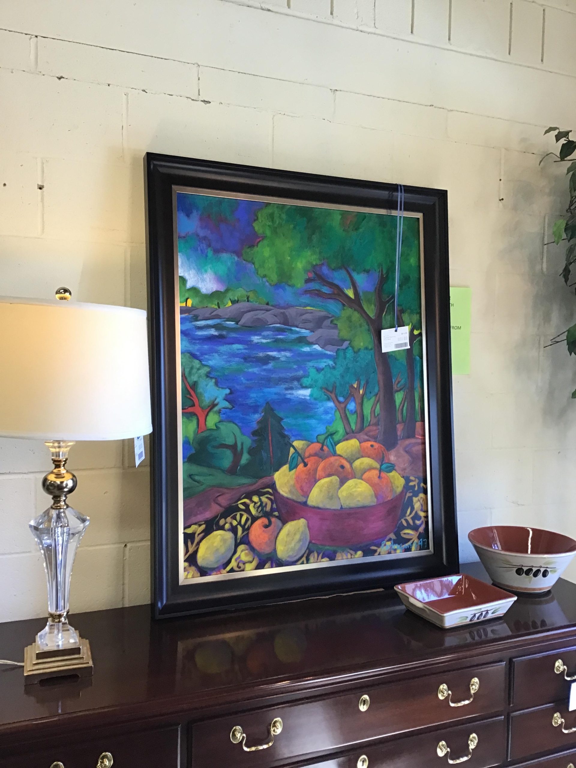 Framed Painting – Fruit Bowl