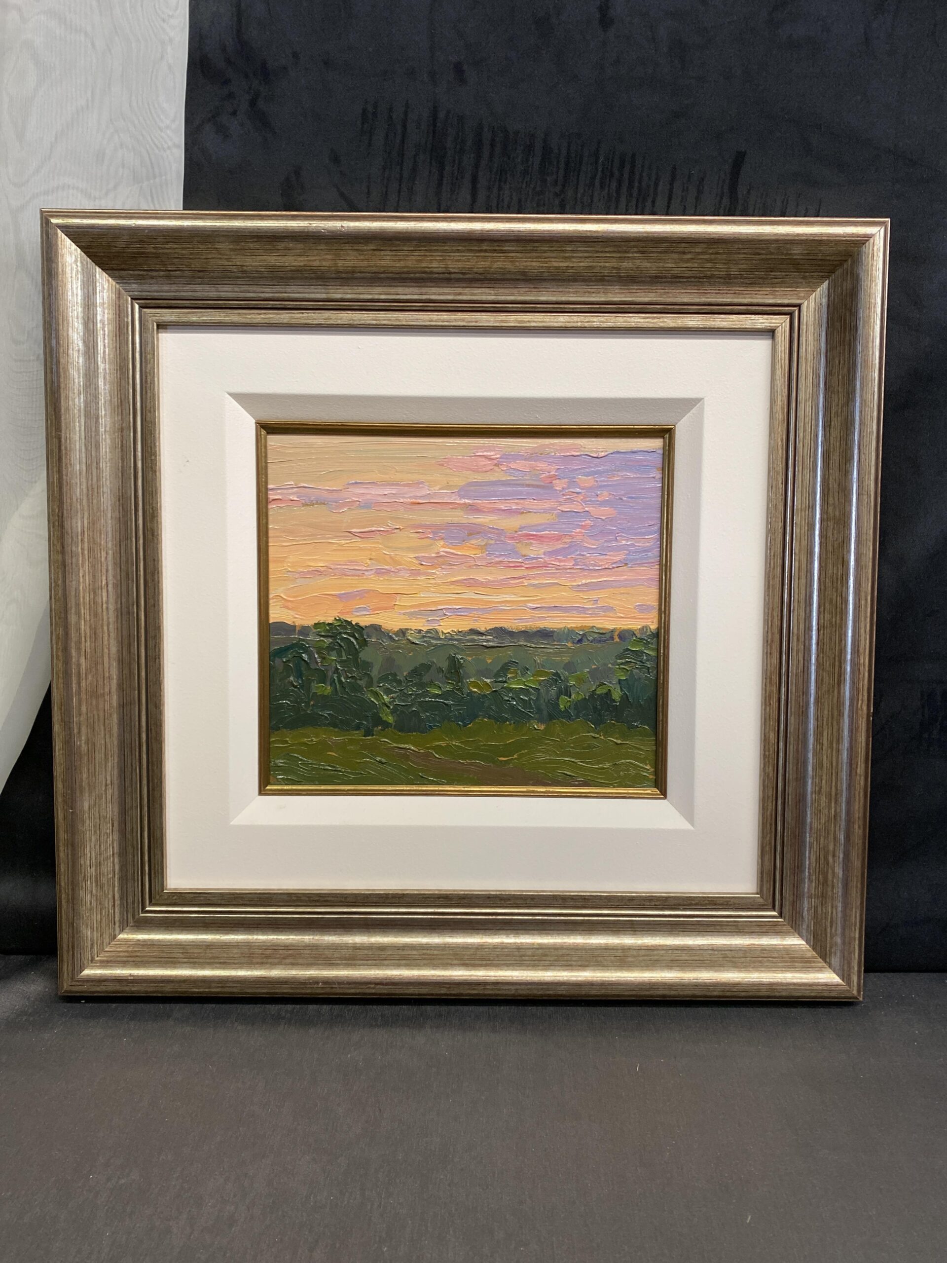 Framed Painting – Pink Sunrise