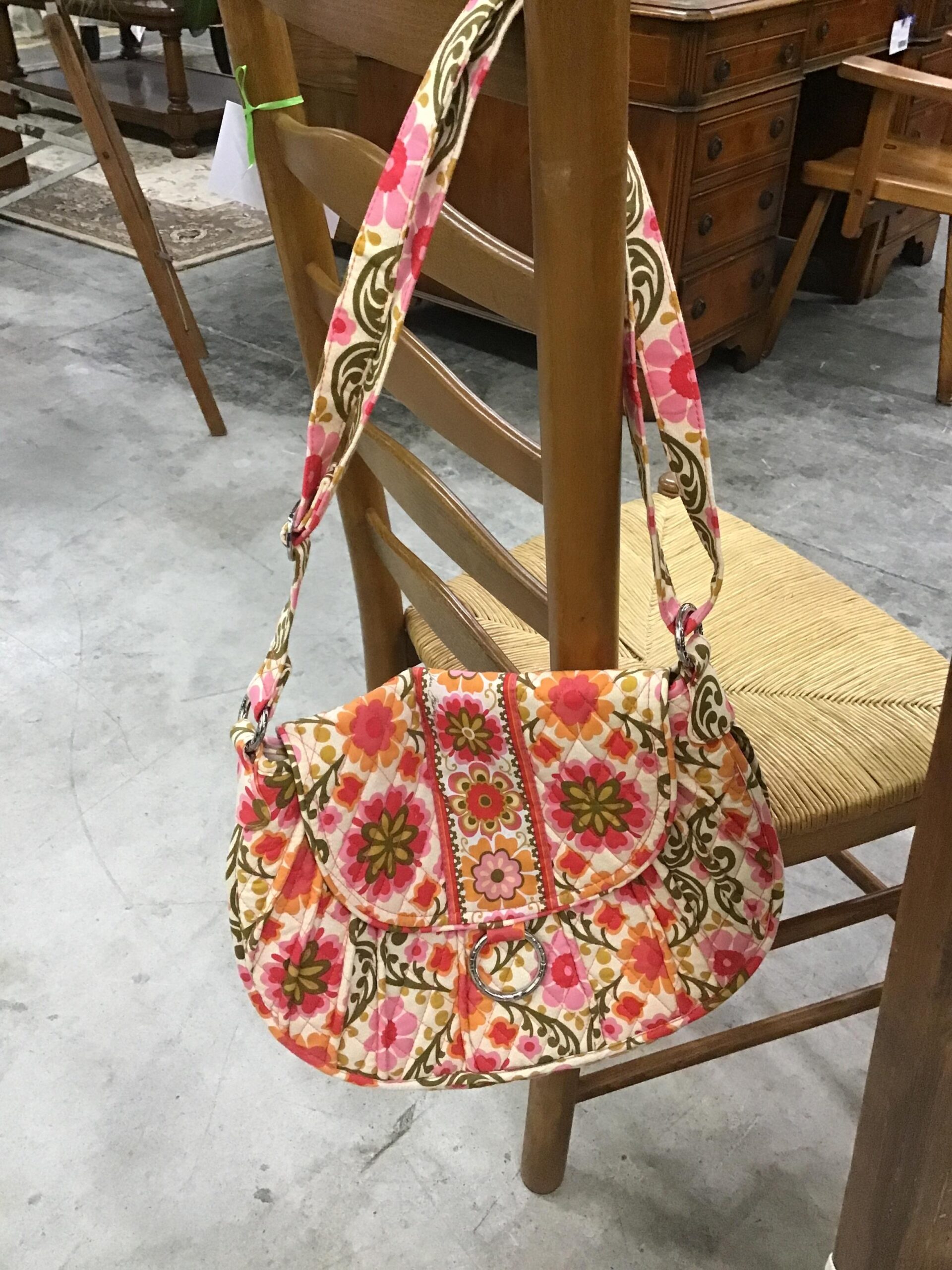 VERA BRADLEY Quilted Floral Handbag