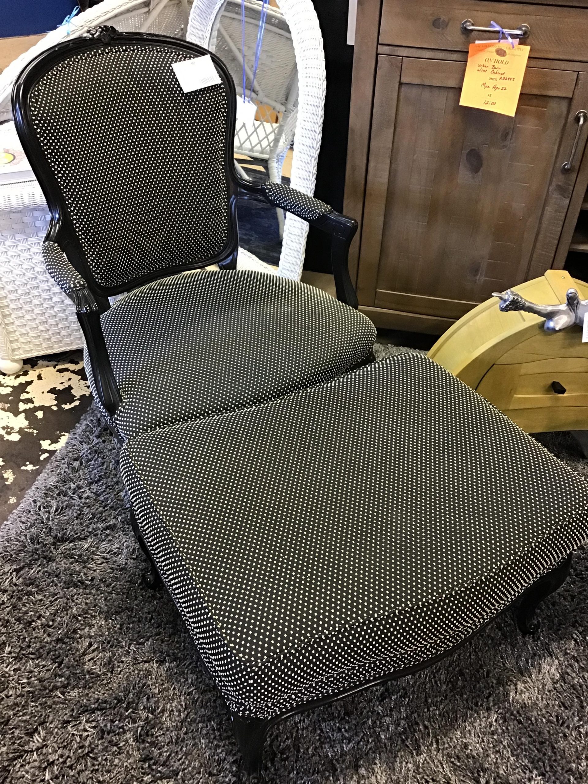 Bergere Chair & Ottoman