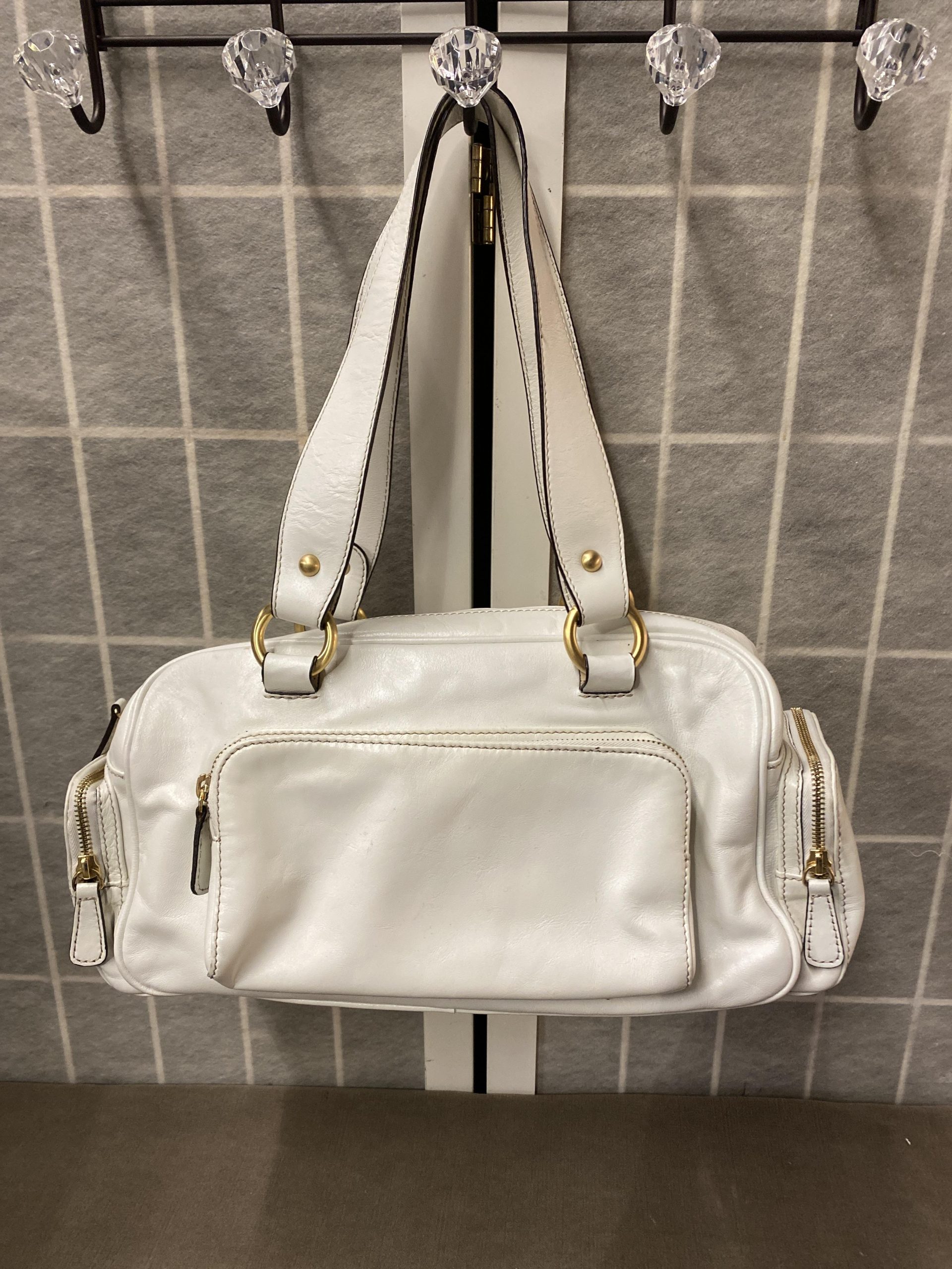 Danier Leather Handbag – White