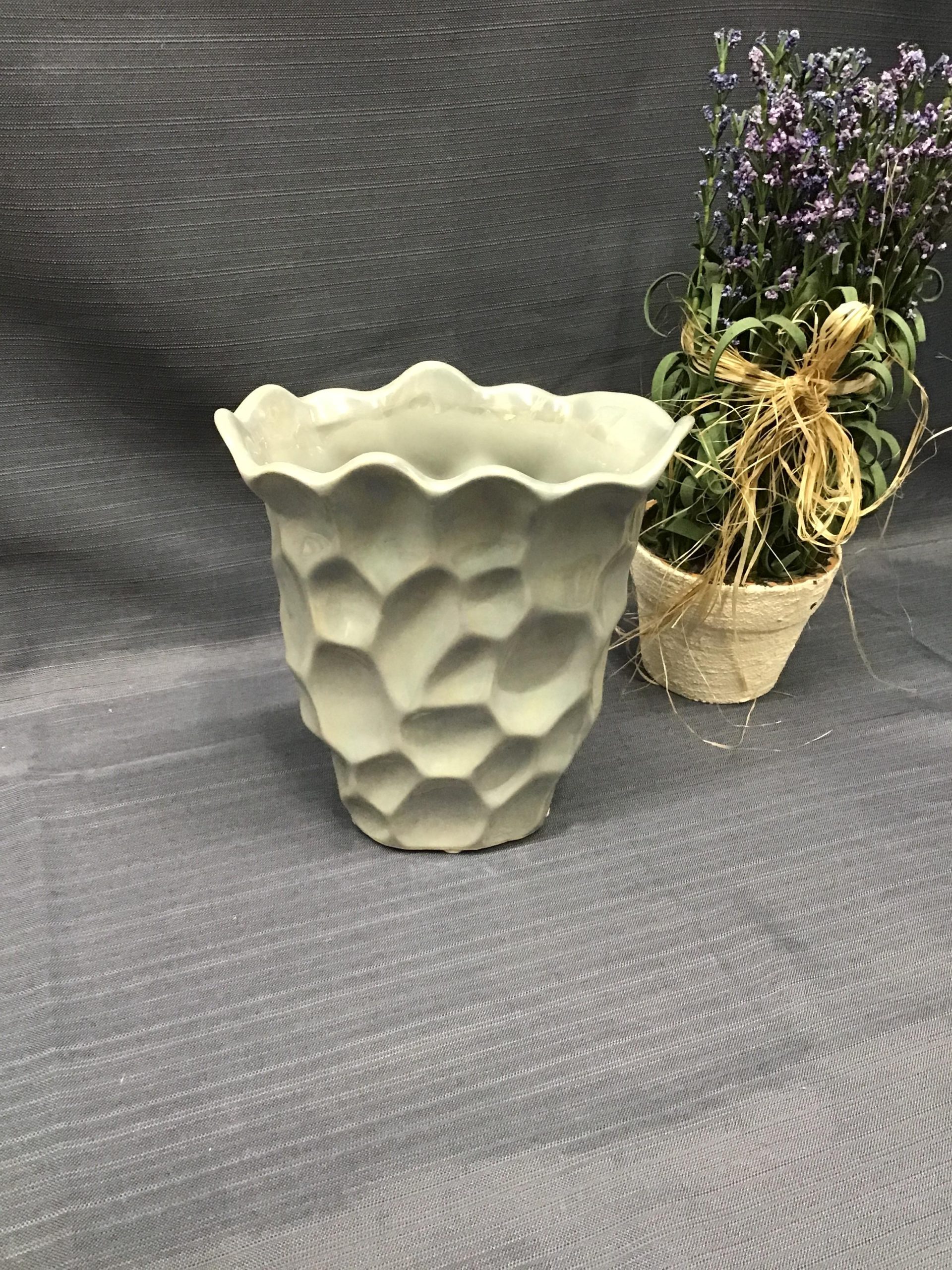 Iridescent Gray 6-1/2″ Vase