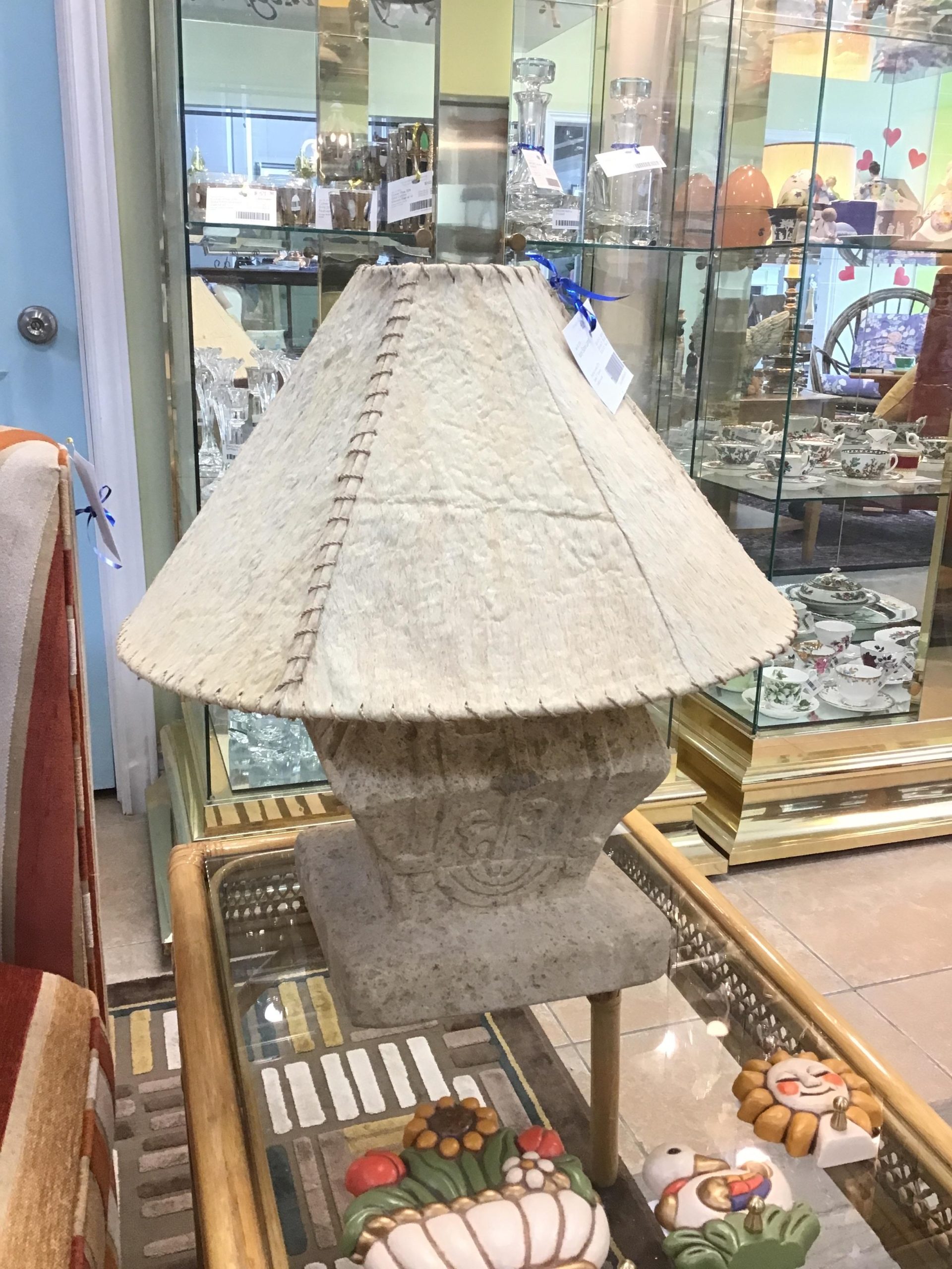 Ivory Stone Lamp
