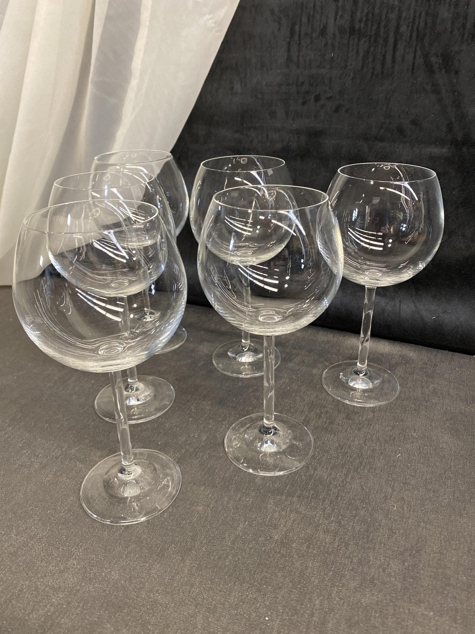 Set 6 Studio Nova “Braid” Wine Glasses