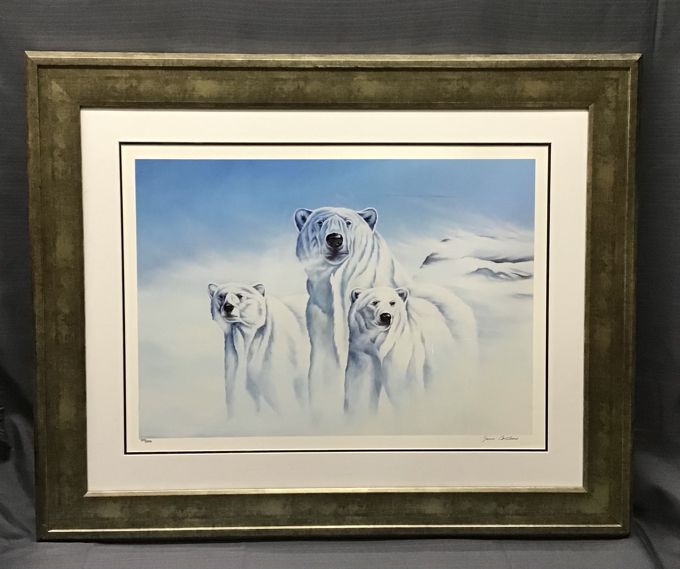 Polar Bears Numbered Art Print – Say Good “BUY “$64.58