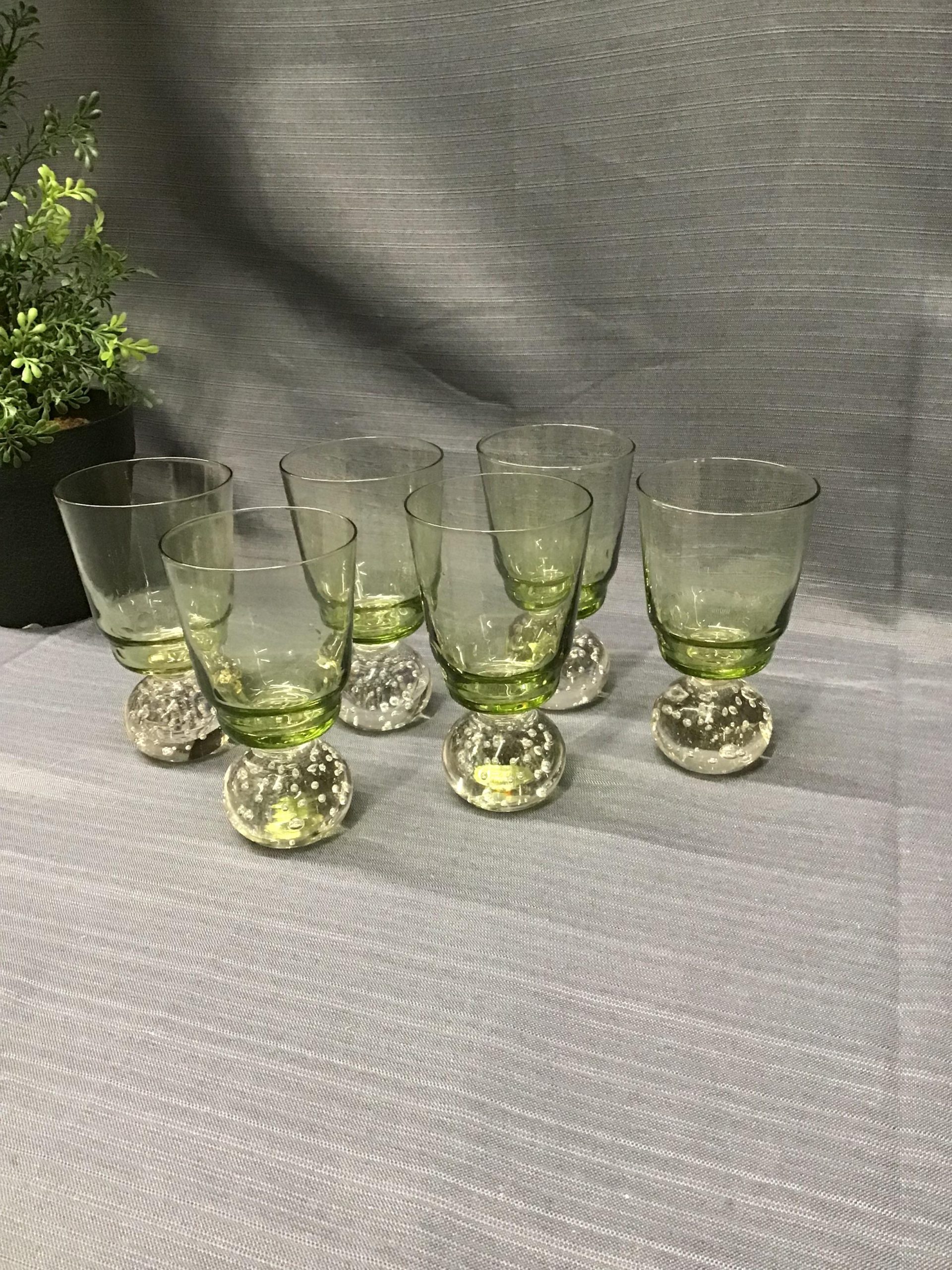 Serax Green Eternal Snow 4-1/2″ Glasses (set 6) – Say Good BUY $40.20