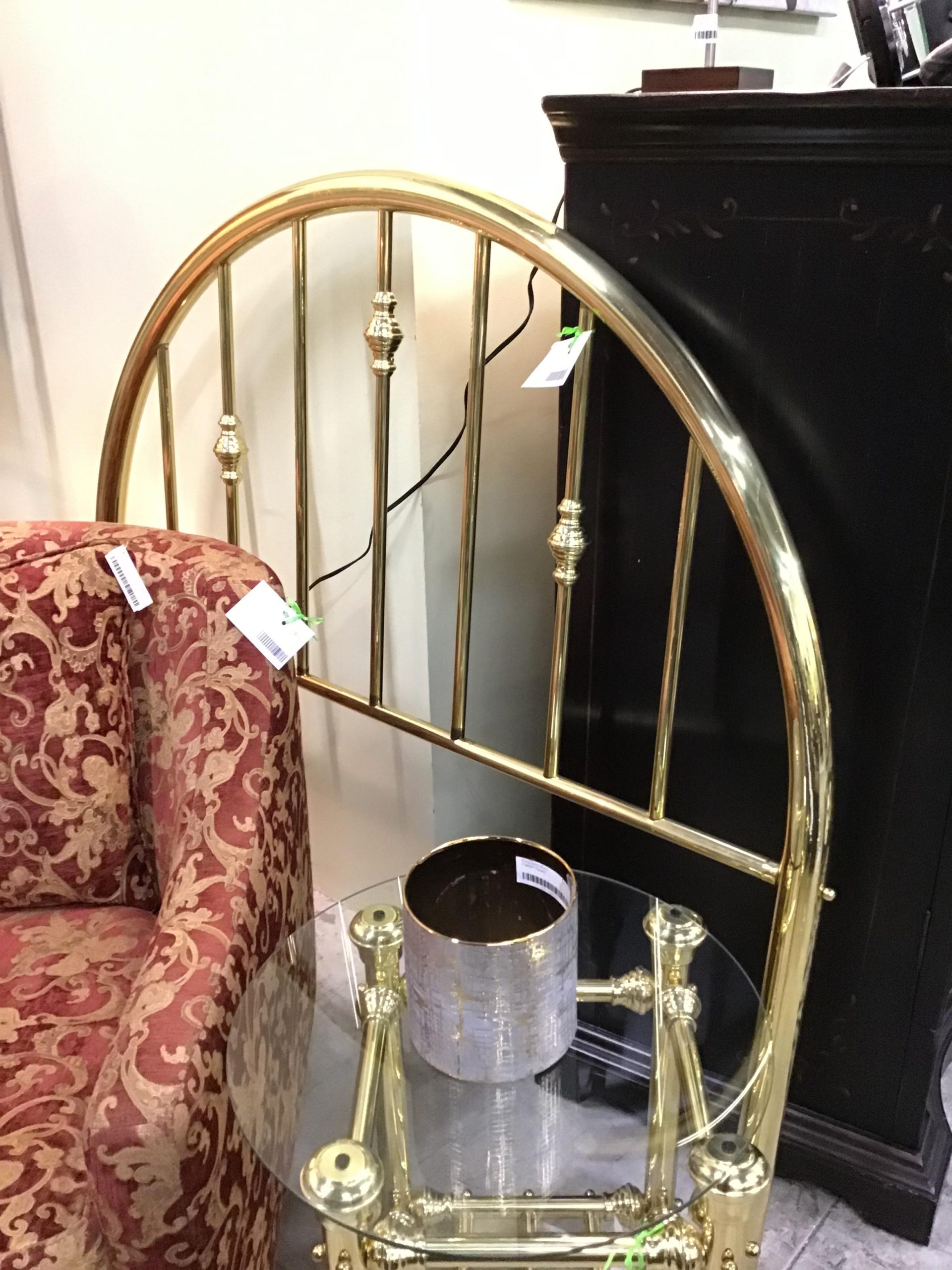 Brass DOUBLE Headboard (only) – Say Good BUY $44.75