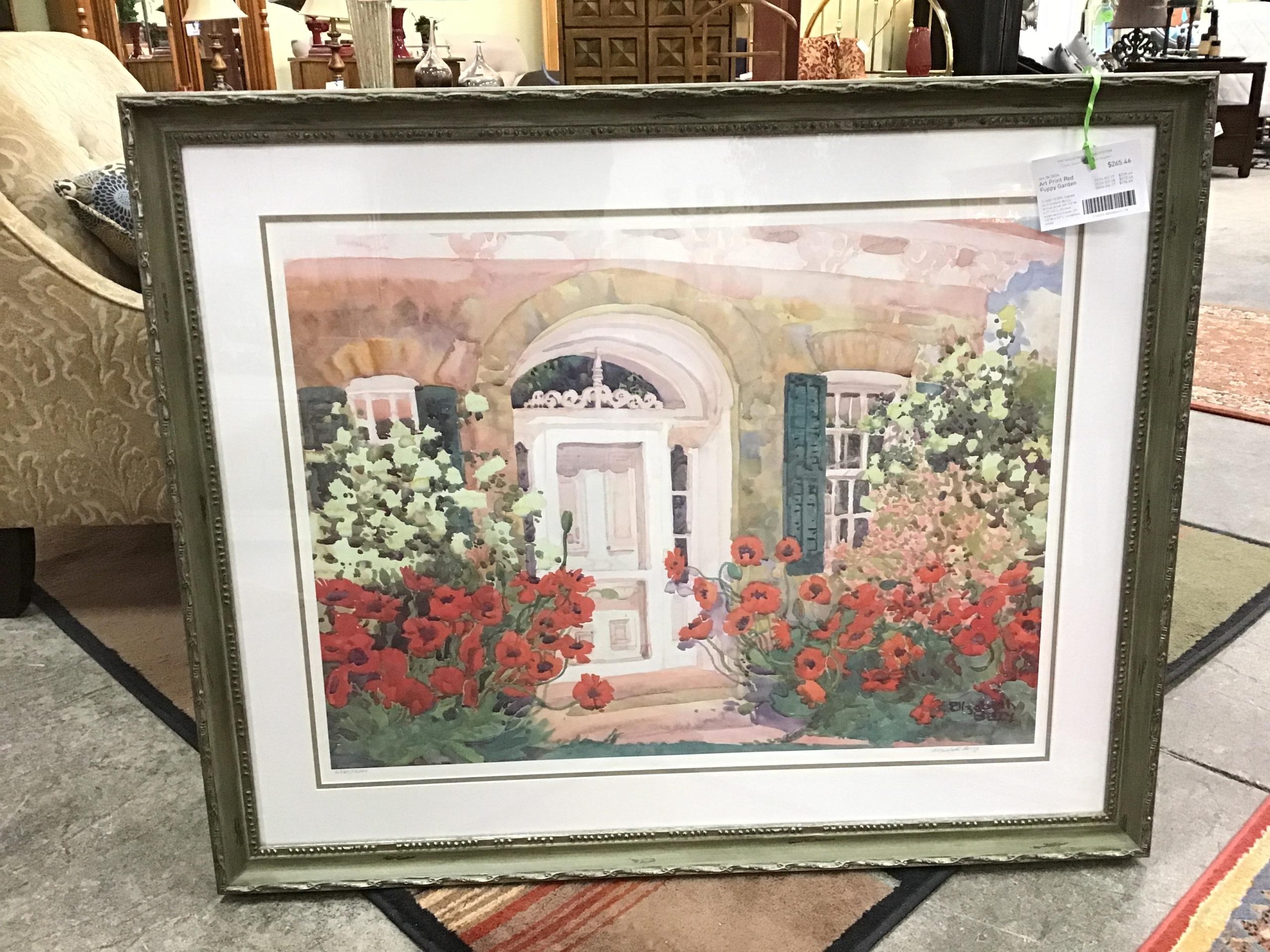 Art Print Red Poppy Garden – Say Good BUY $87.23