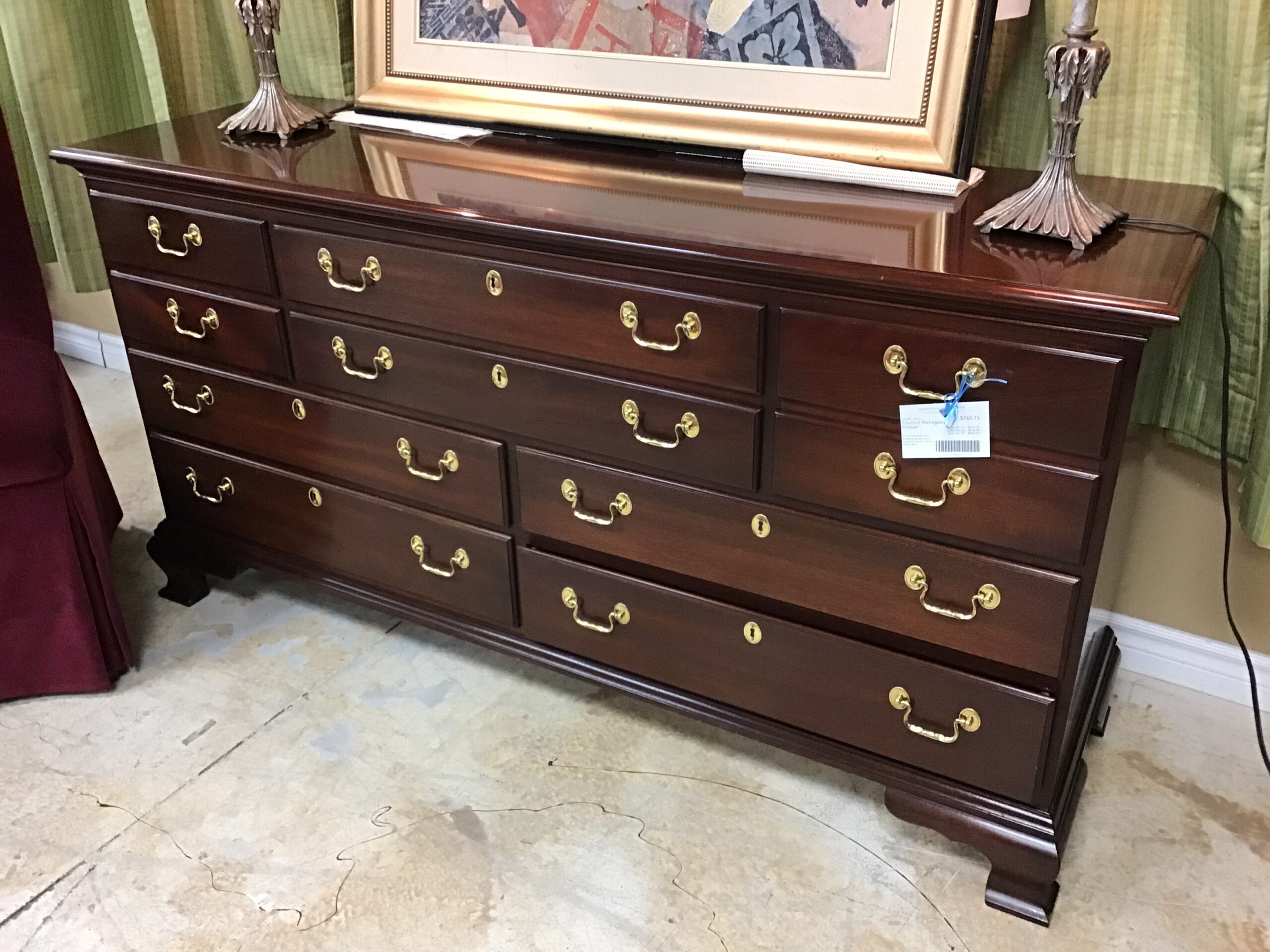 Councill Mahogany Dresser – NEW PRICE $352.28! SAY GOOD BUY !!