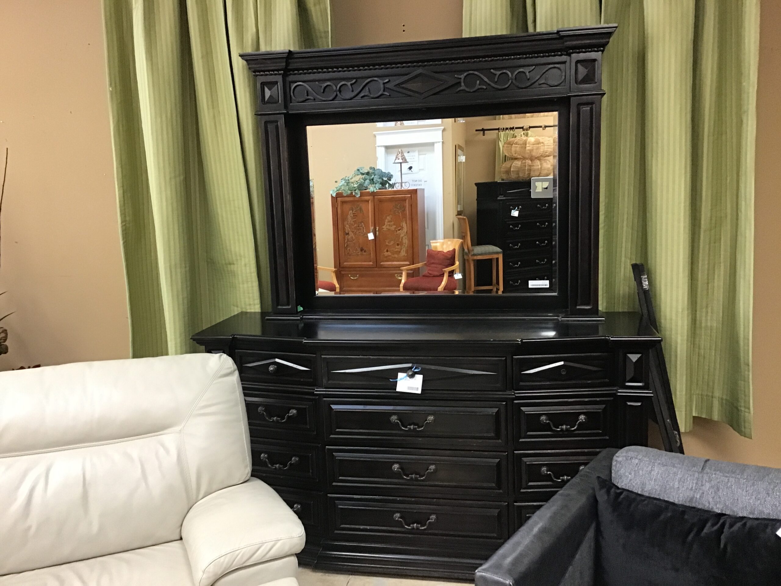 Dresser w/Beveled Mirror – NEW PRICE $352.28 ! SAY GOOD BUY !!