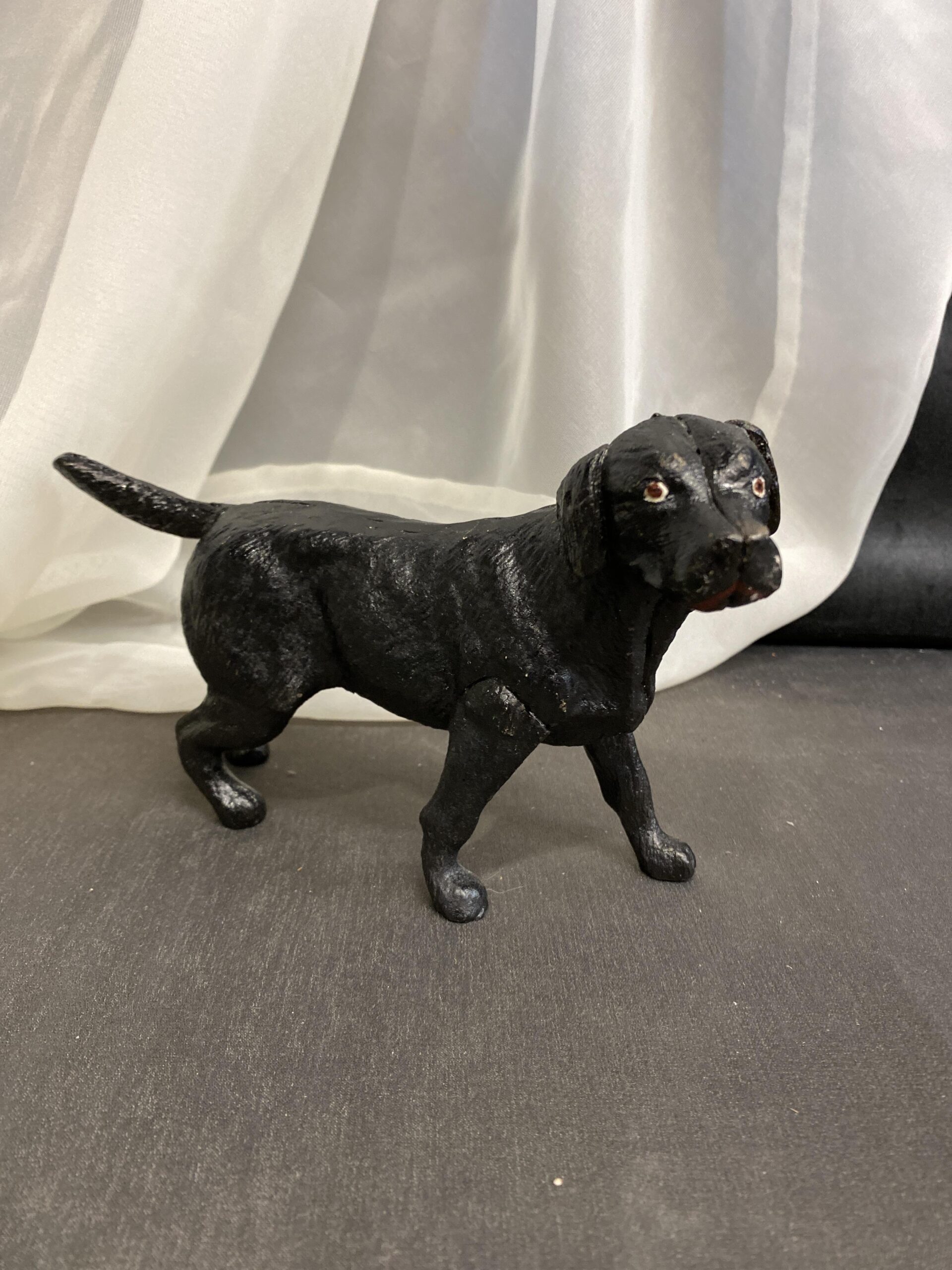 Cast Iron Figure – Black Dog