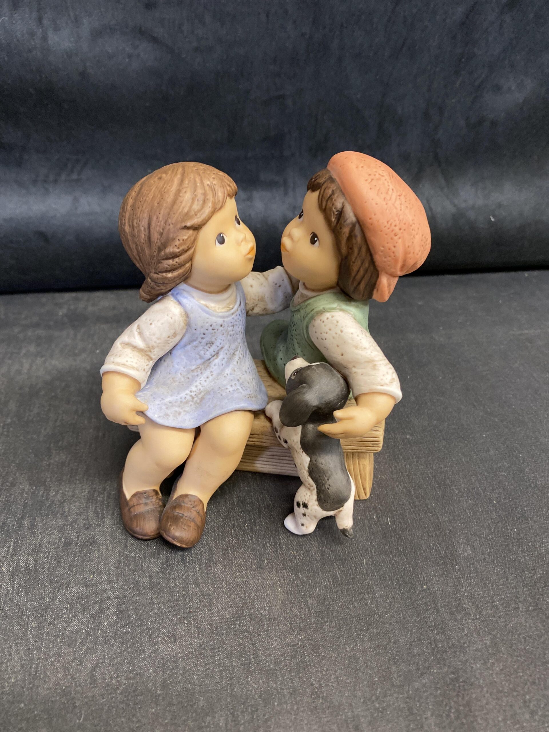 Geobel Nina Marco Figurine – 2 Children On Bench