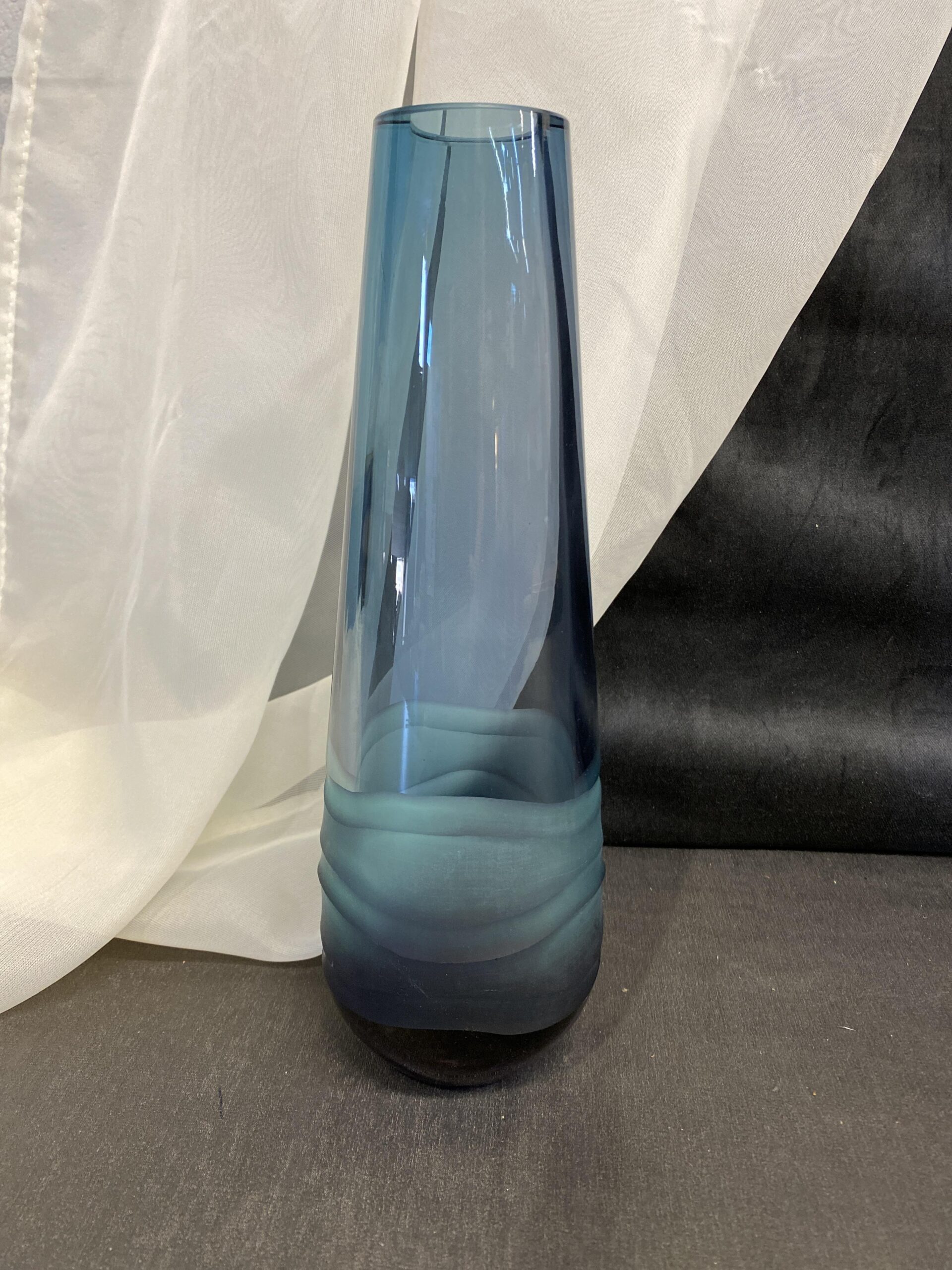 Waterford Evolution “Oasis” Vase – Blue