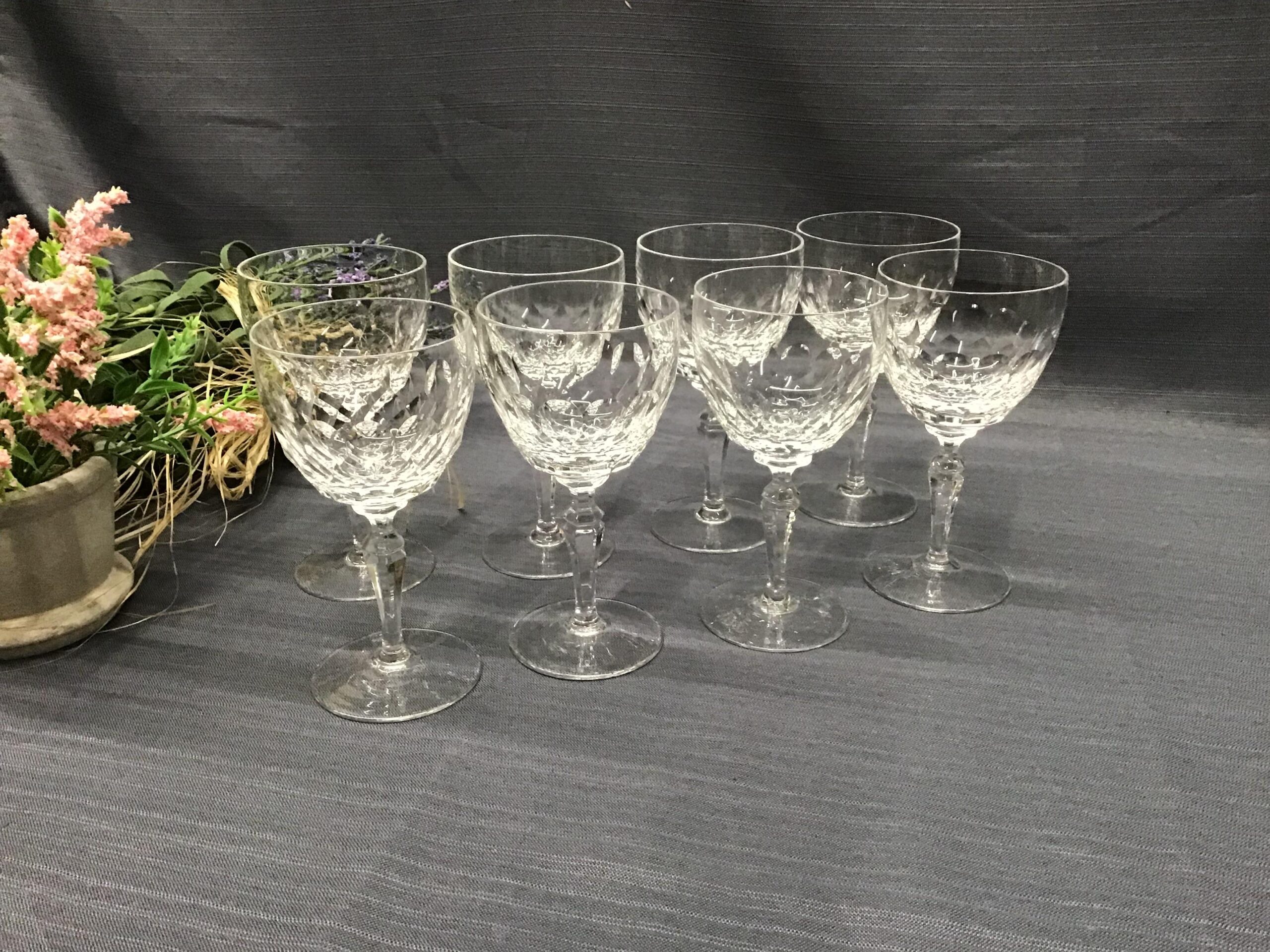 Crystal Wine Glass Set of 8