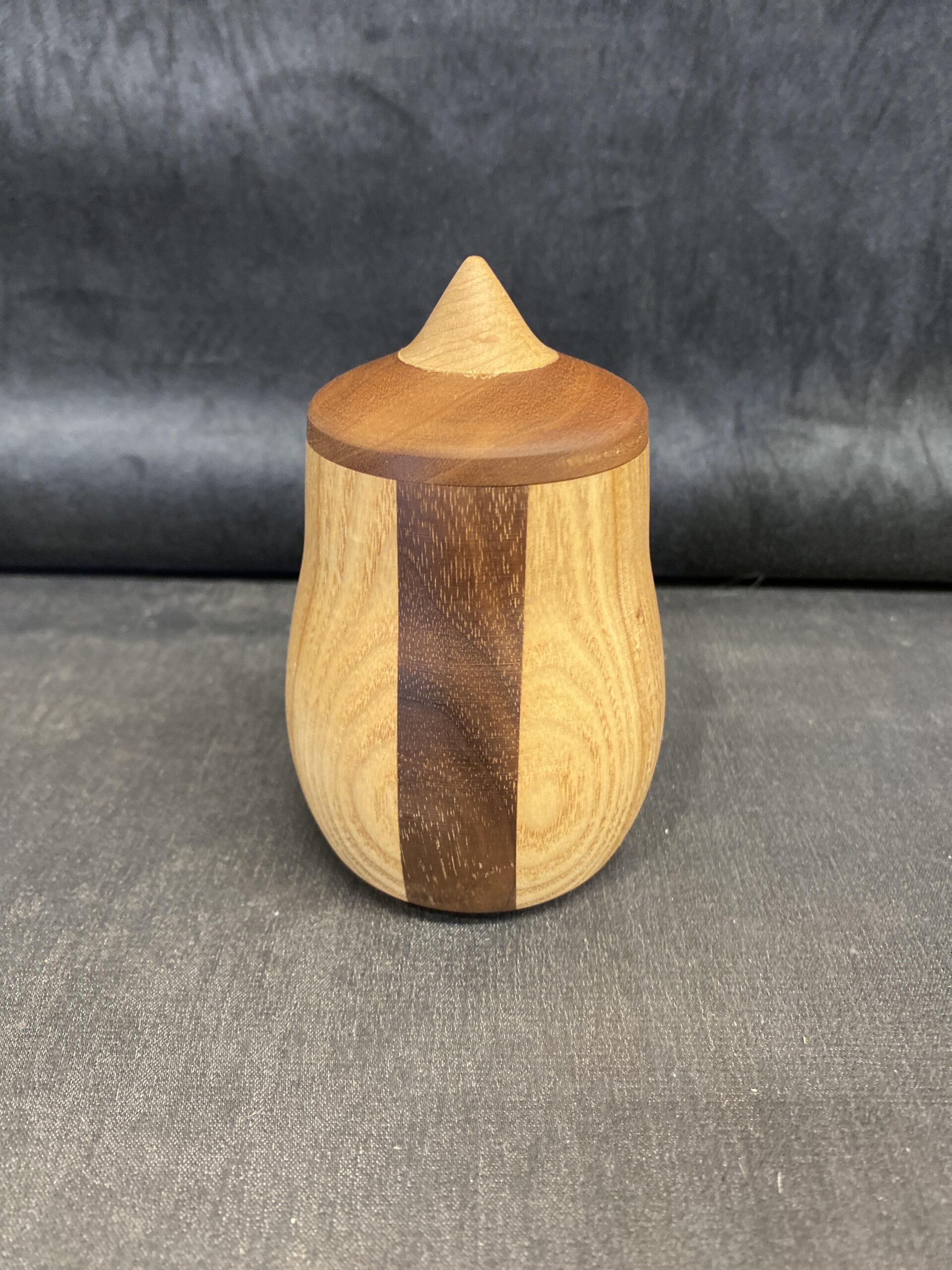 Handcrafted Wood Jar
