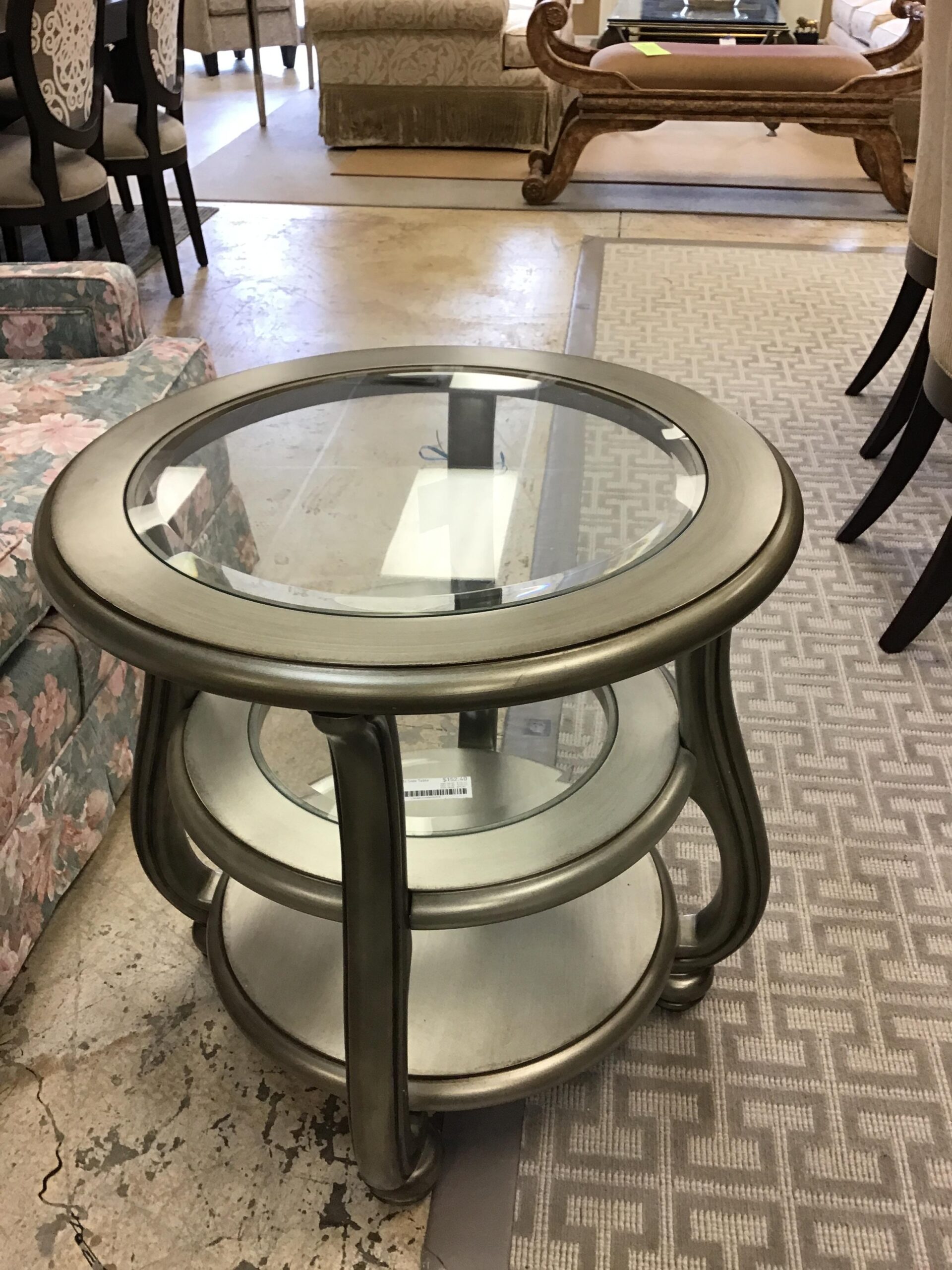 3-Tier Rd Side Table