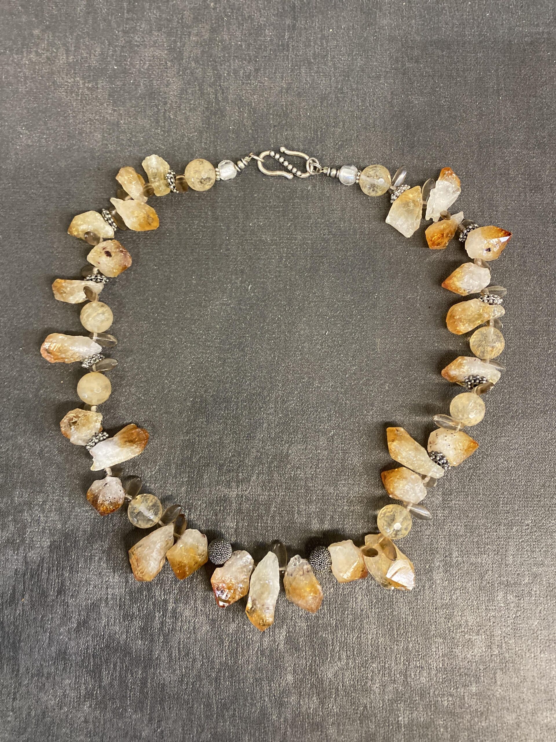 Necklace – Raw Citrine Beads