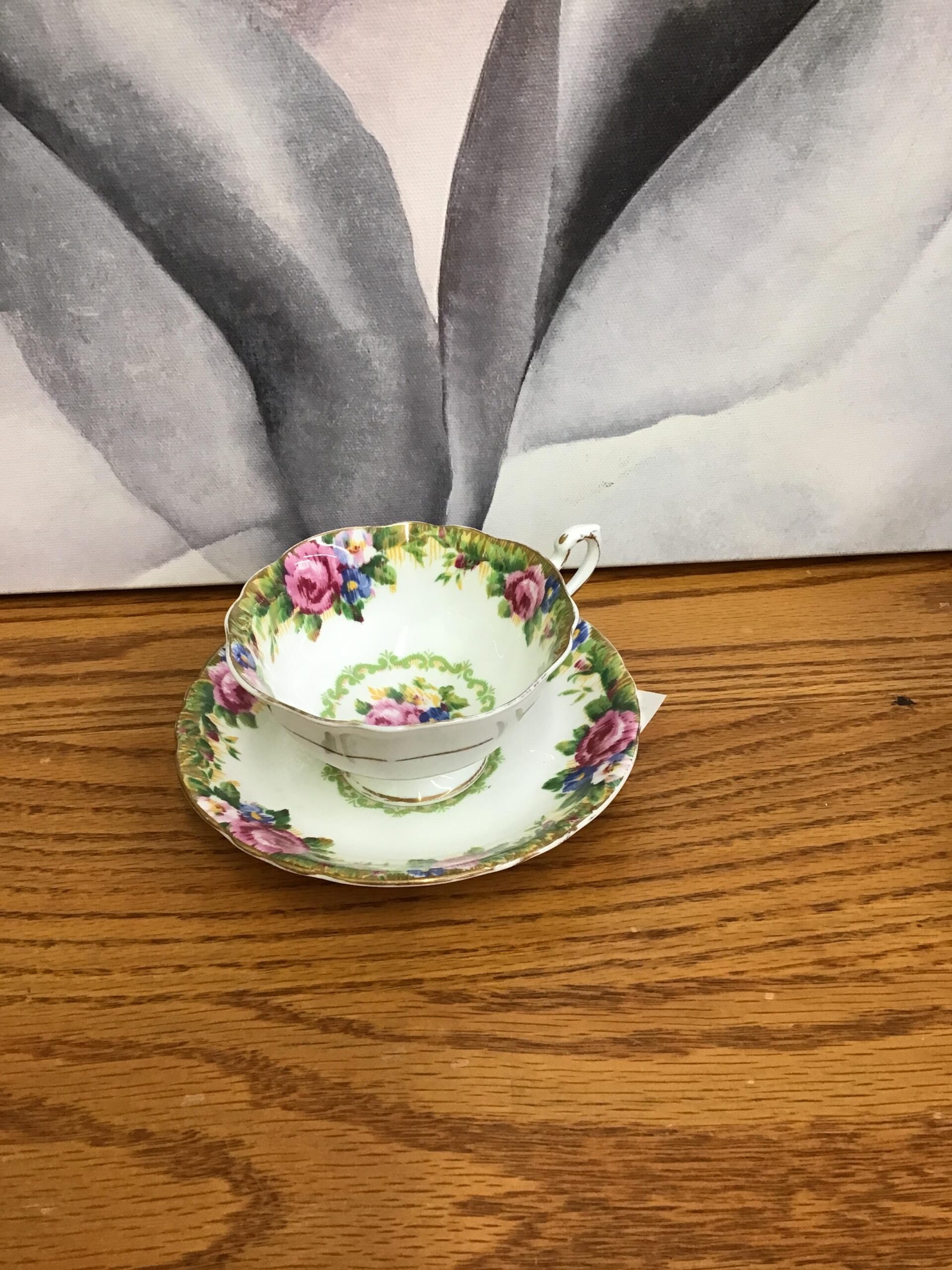 Paragon Tapestry Rose Tea Cup & Saucer