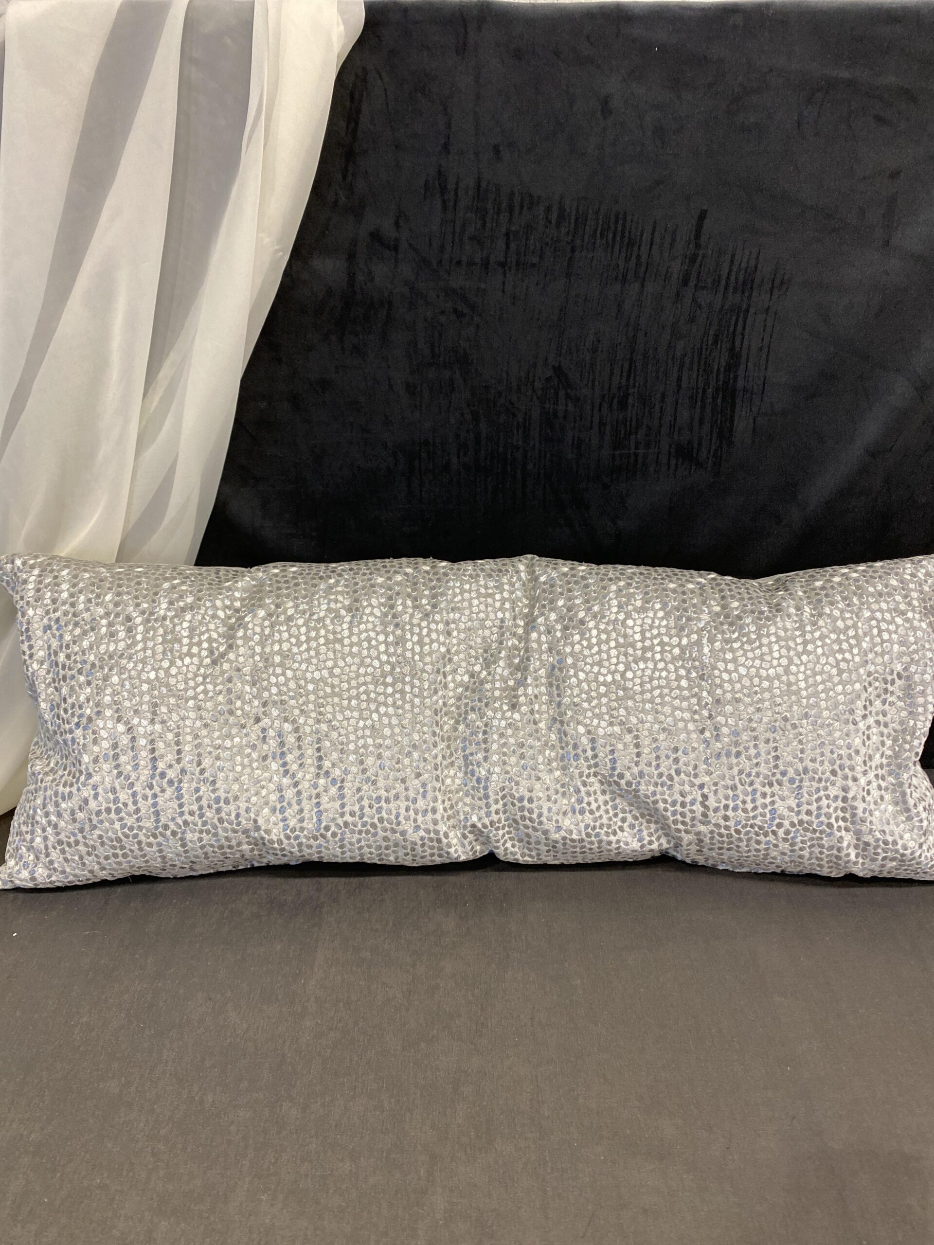 Double Lumbar Cushion – Grey