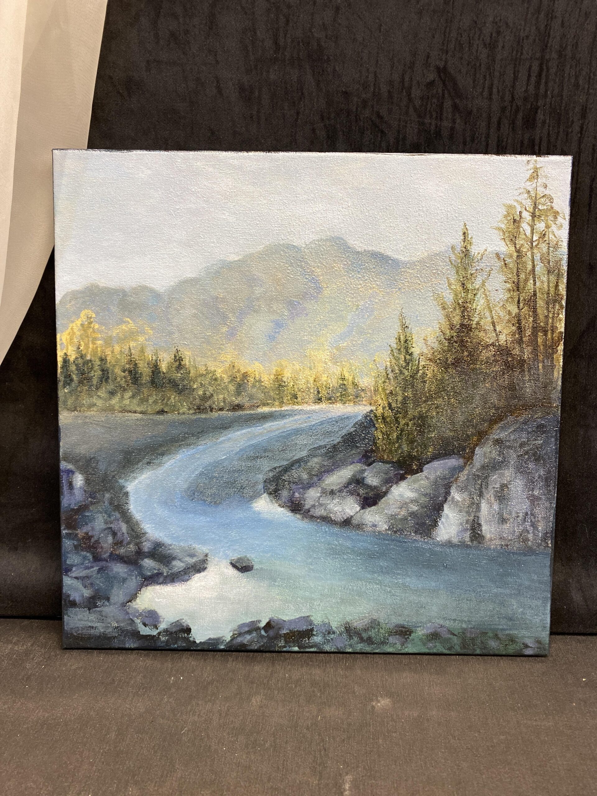 Painting – River