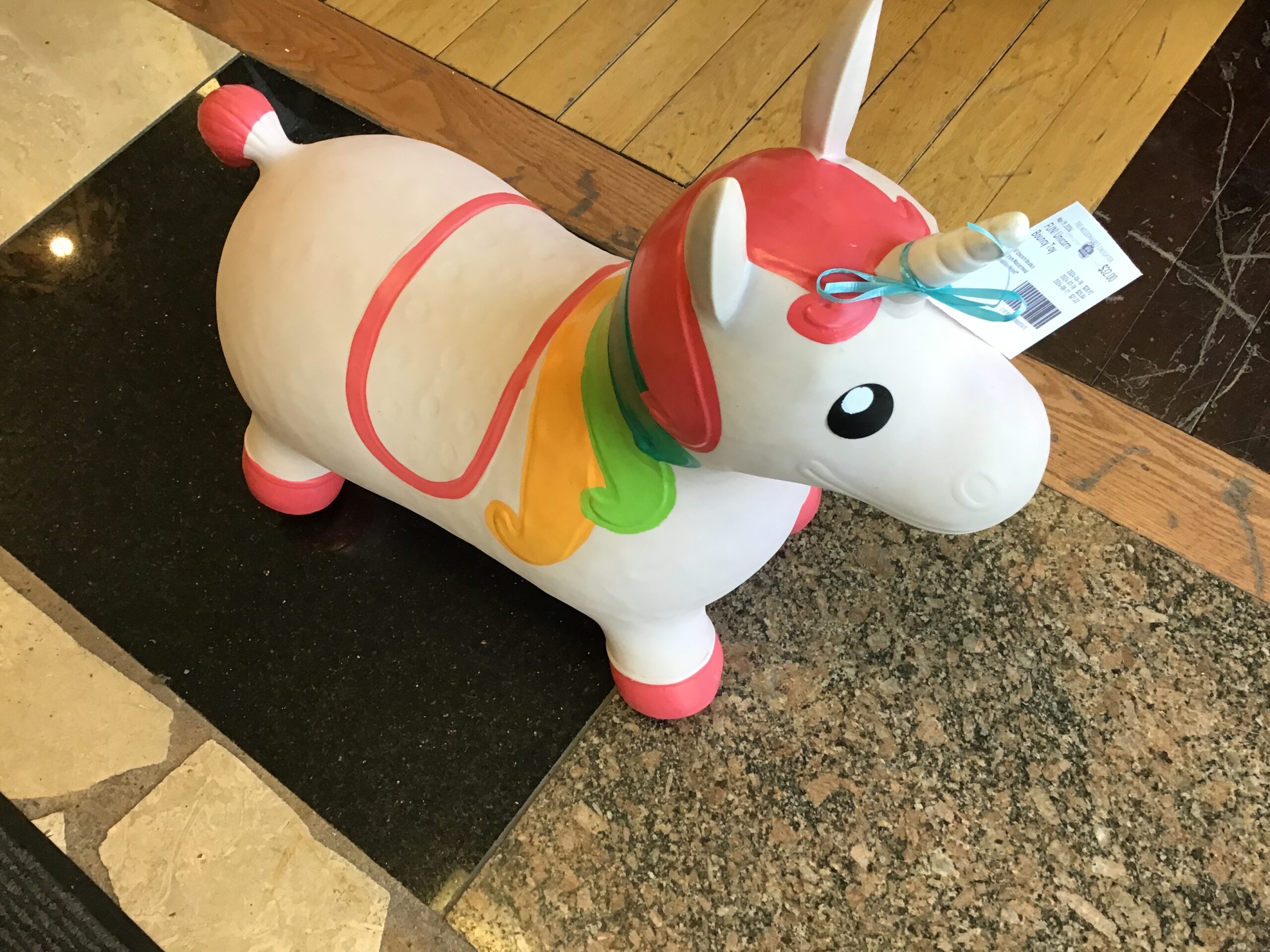 FUN! Unicorn Bouncy Toy