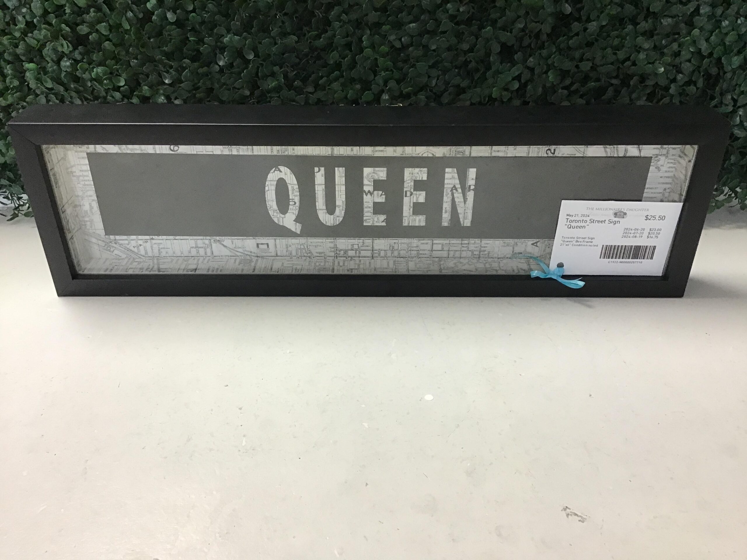 Toronto Street Sign “Queen”