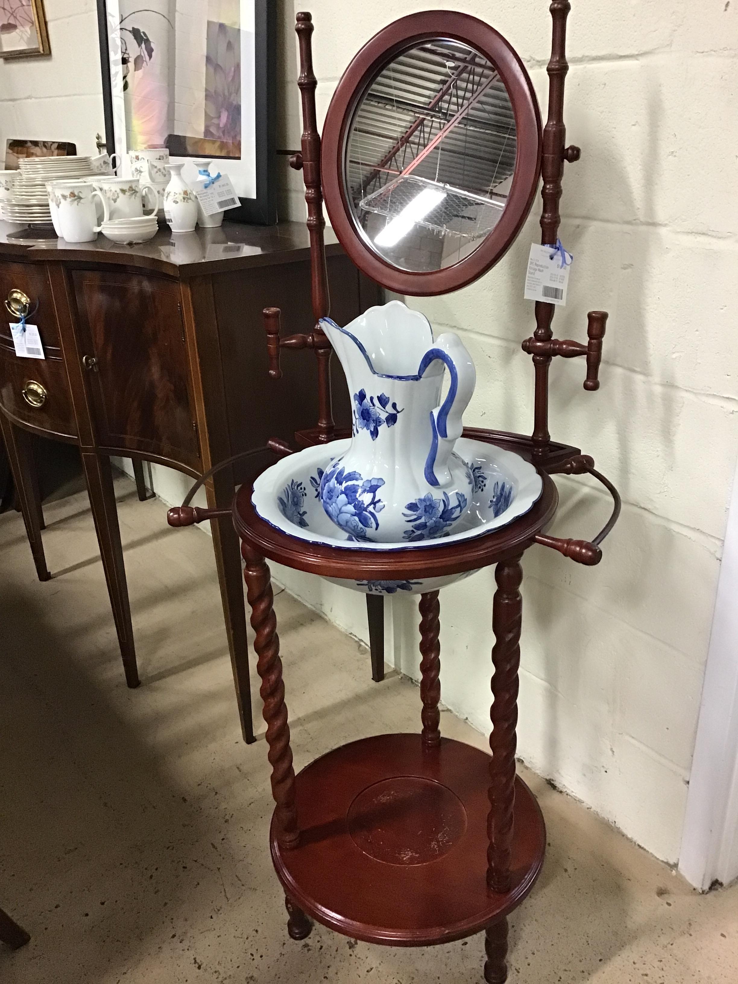 3PC Reproduction Vintage Wash Stand